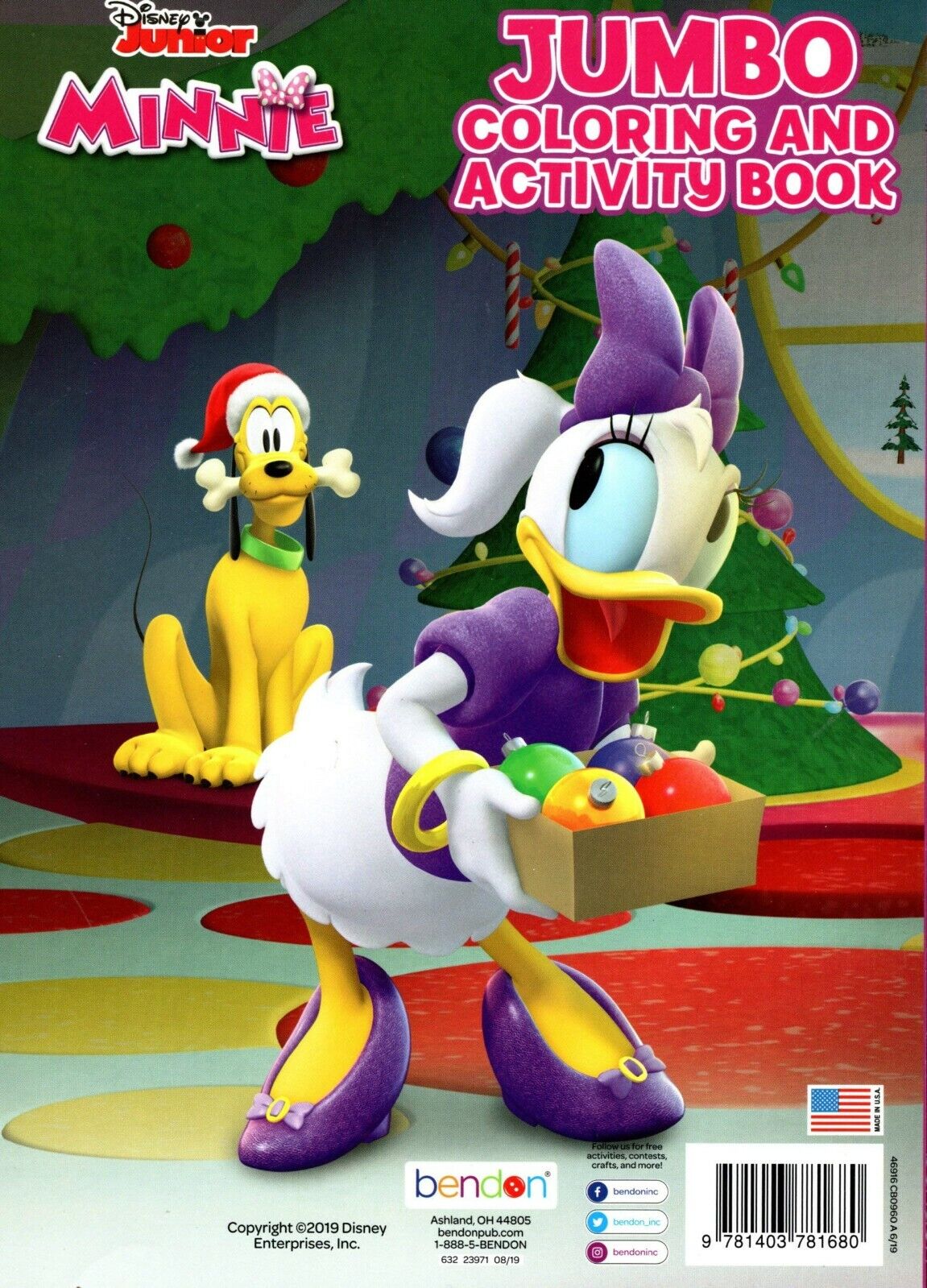 Disney Junior Minnie - Christmas Edition Holiday - Jumbo Coloring Activity Book