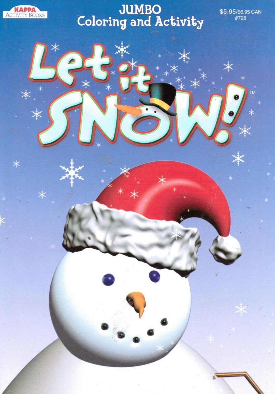 Kappa Jumbo Coloring & Activity Book ~ Let It Snow!