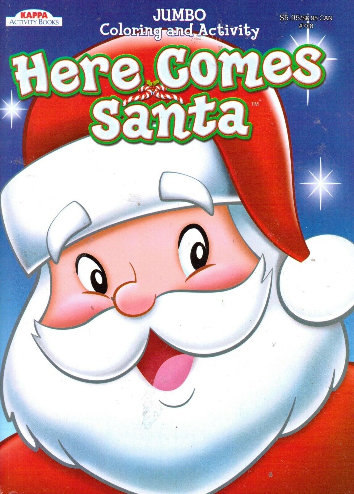 Here Comes Santa Jumbo Coloring & Activity Book