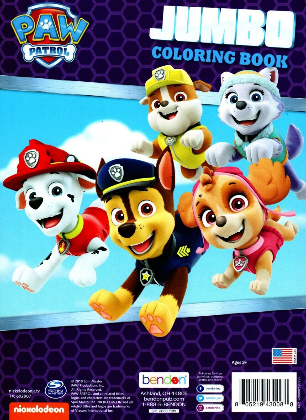 Paw Patrol - Jumbo Coloring & Activity Book - Calling All Pups