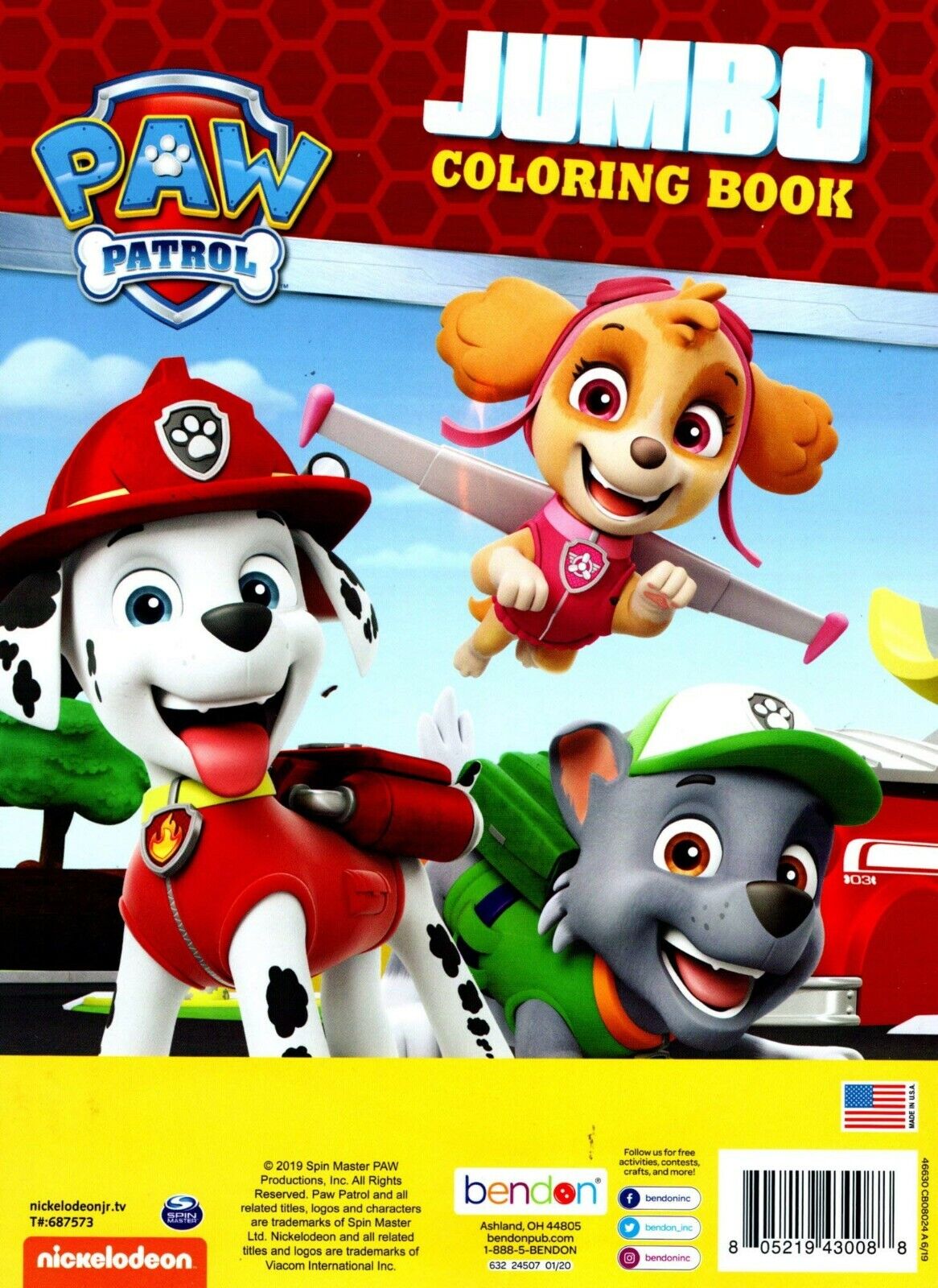 Paw Patrol - Jumbo Coloring & Activity Book - Best Pups Ever