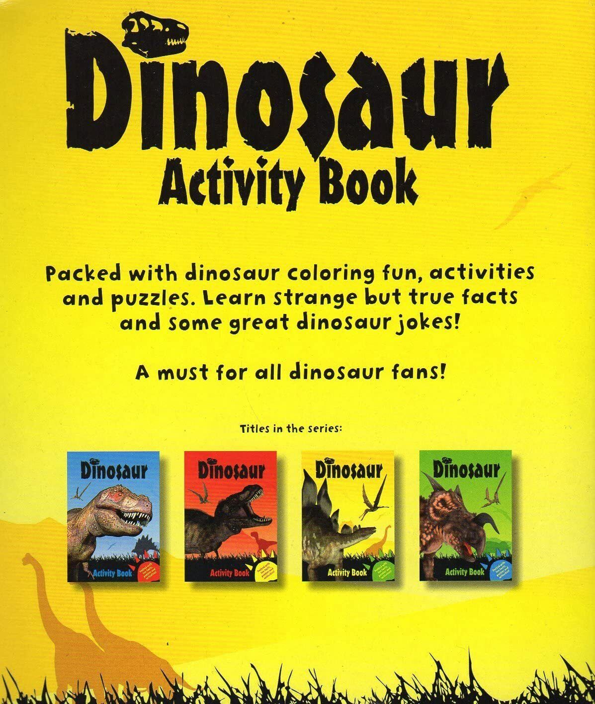 Coloring Activity Book Dinosaur
