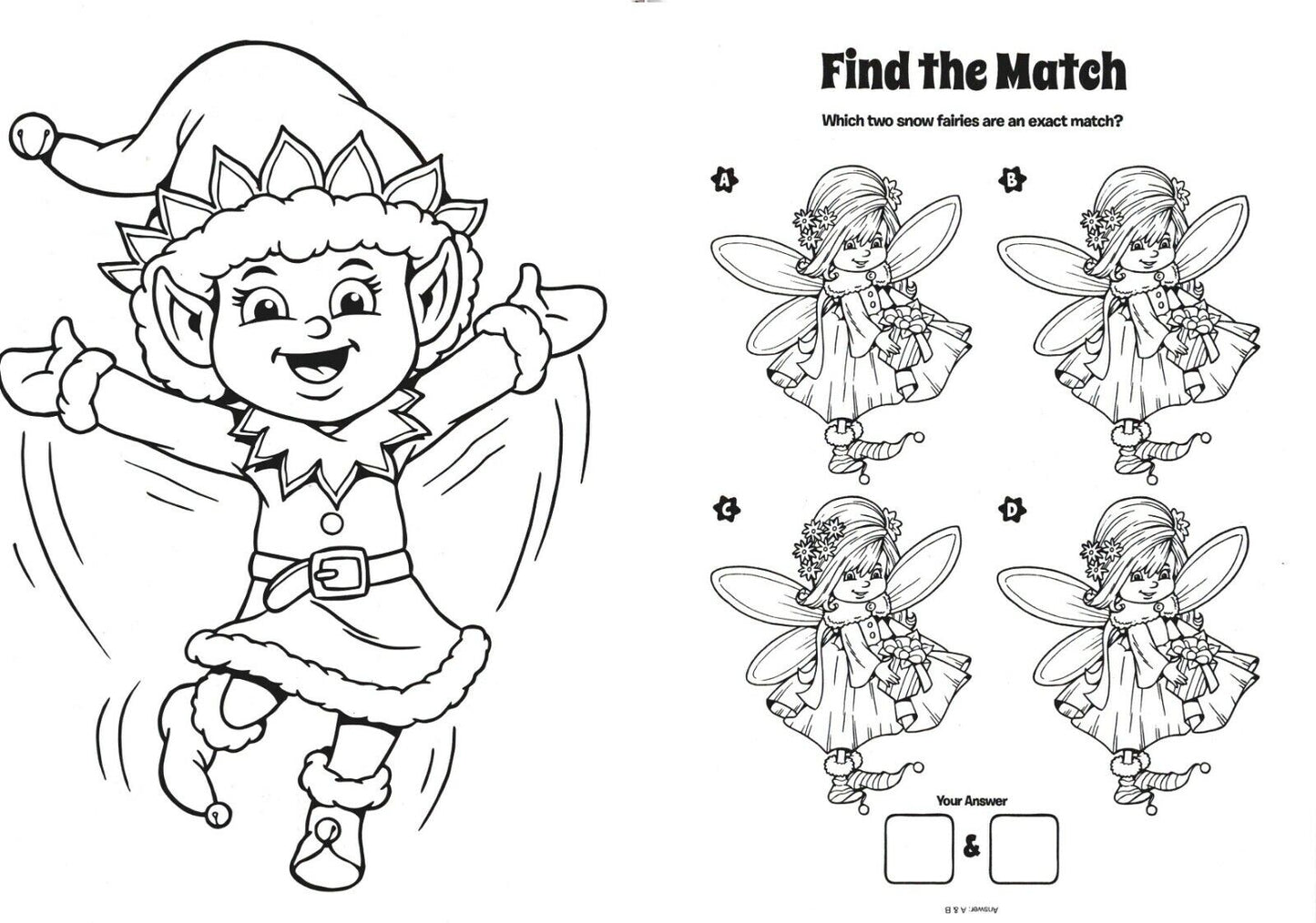 Christmas Holiday - Coloring and Activity Book ~ Slow Ho! Ho!