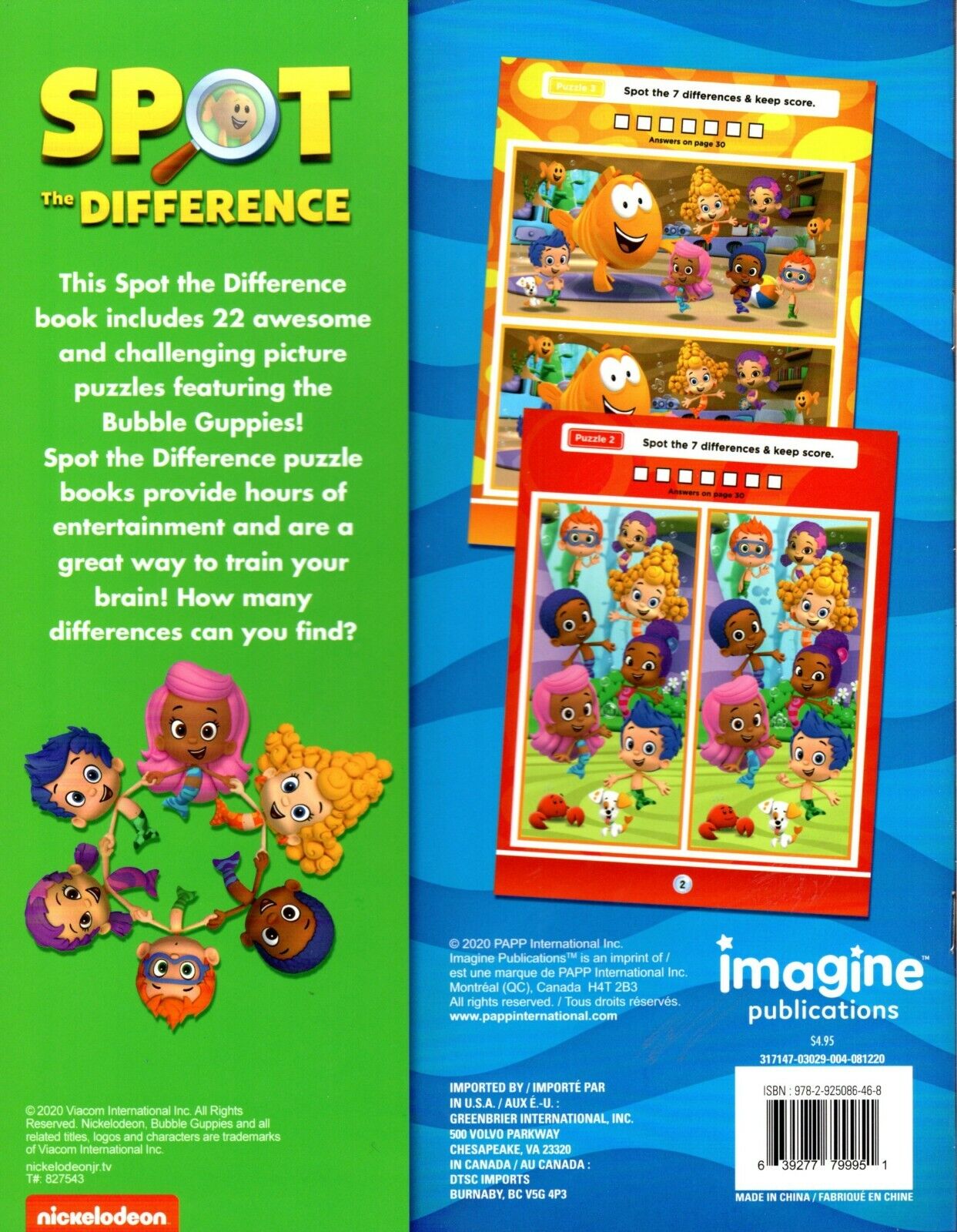 Bubble Guppies - Spot the Difference - Test Your Observation Skills!