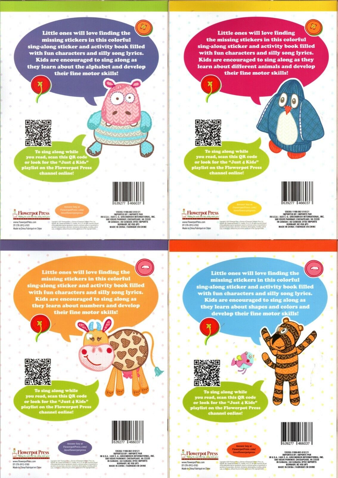 Stick-to Learning A Sing-A Long - Shapes & Color, Animals, Numbers, Letters