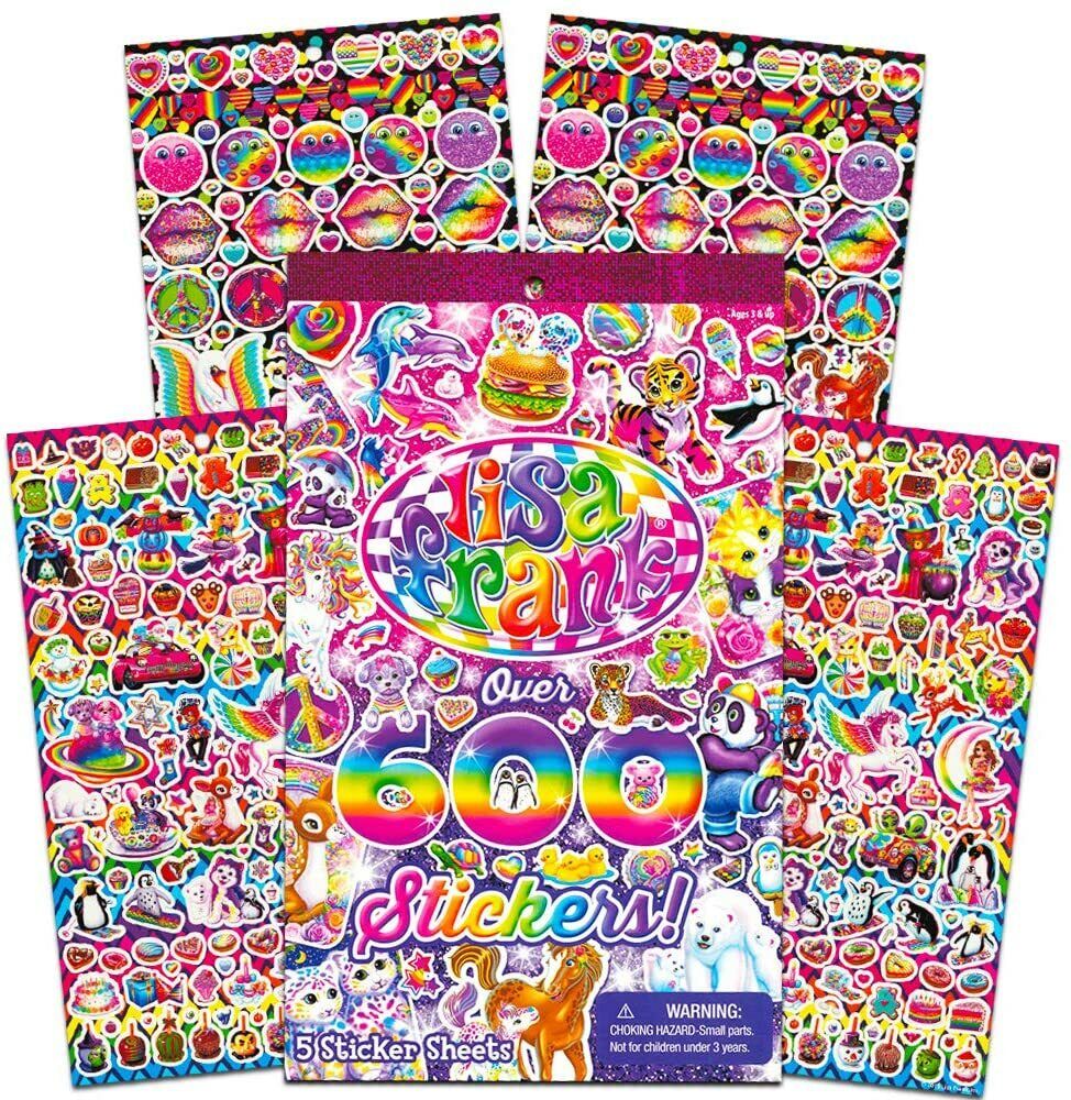 Lisa Frank Coloring and Activity Book with Over 600 Lisa Frank Stickers
