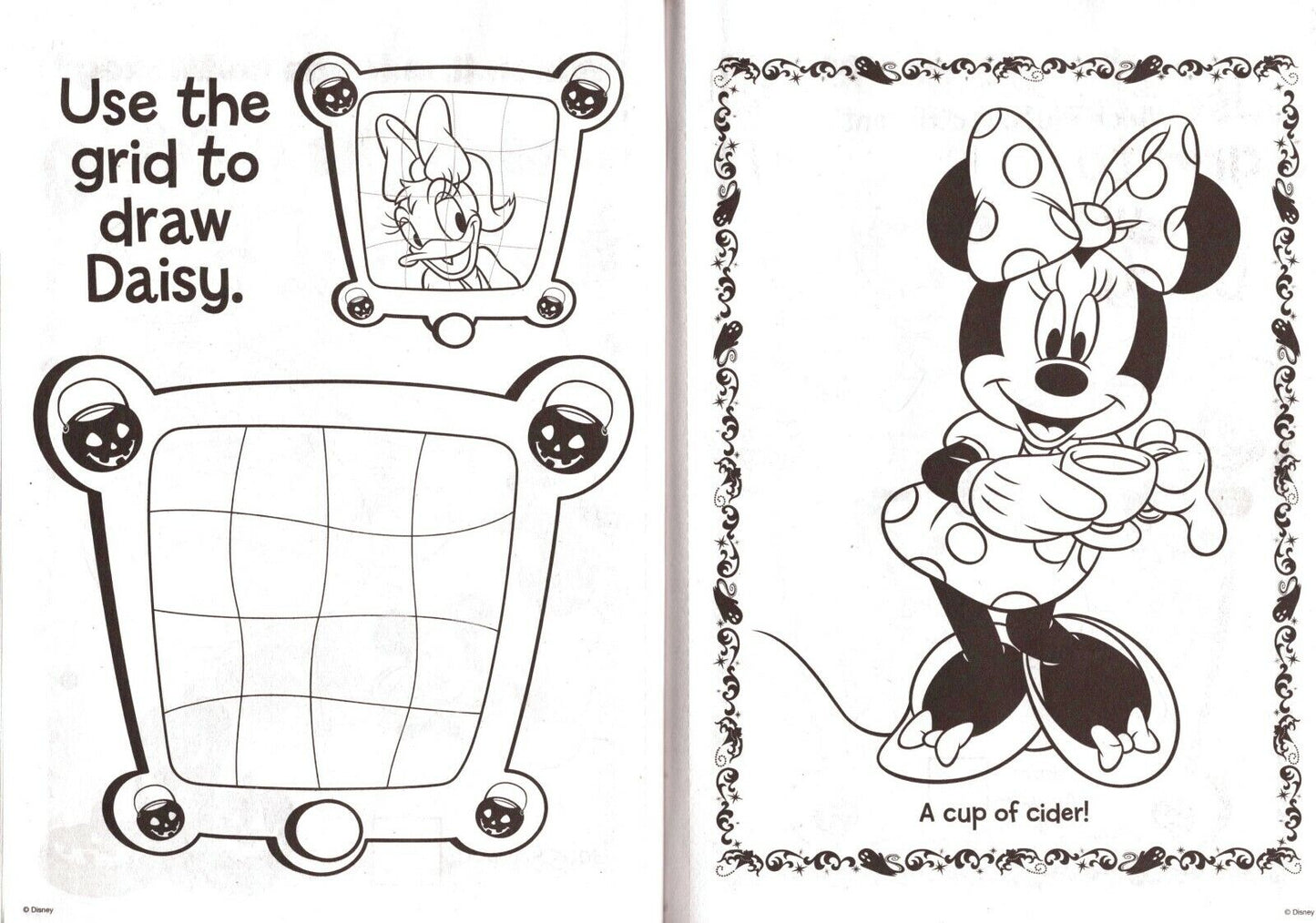 Disney Mickey Mouse - Halloween Jumbo Coloring Book + Award Stickers