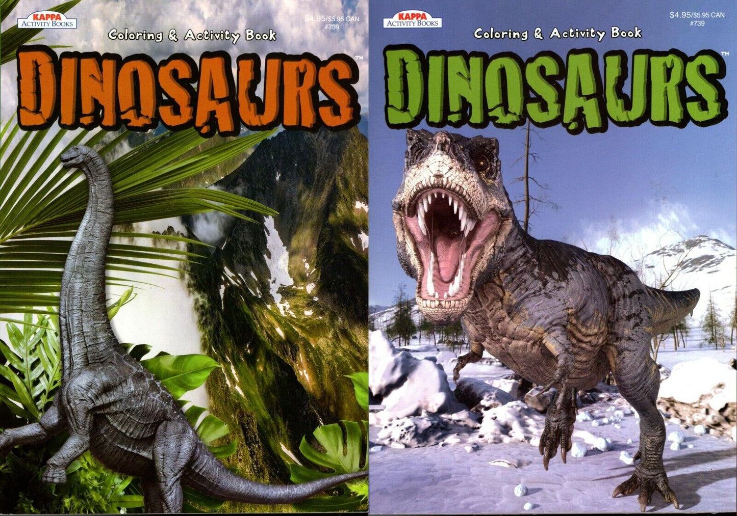Coloring & Activity Book - Dinosaurs (Set of 2 Books) v2