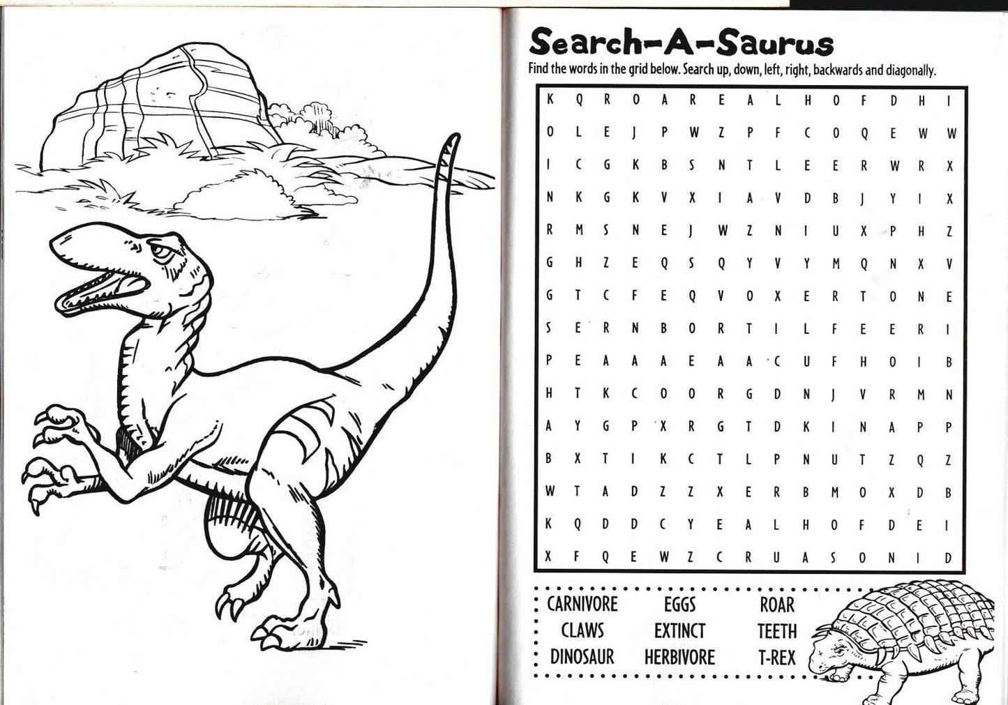 Coloring & Activity Book - Dinosaurs (Set of 2 Books) v2