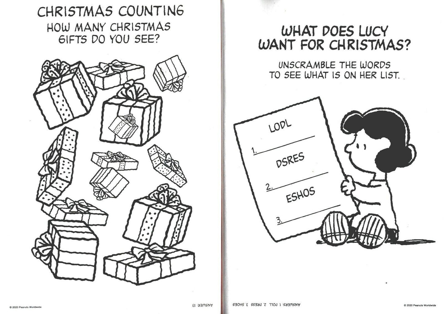 Peanuts - Christmas Edition Holiday - Jumbo Coloring & Activity Book