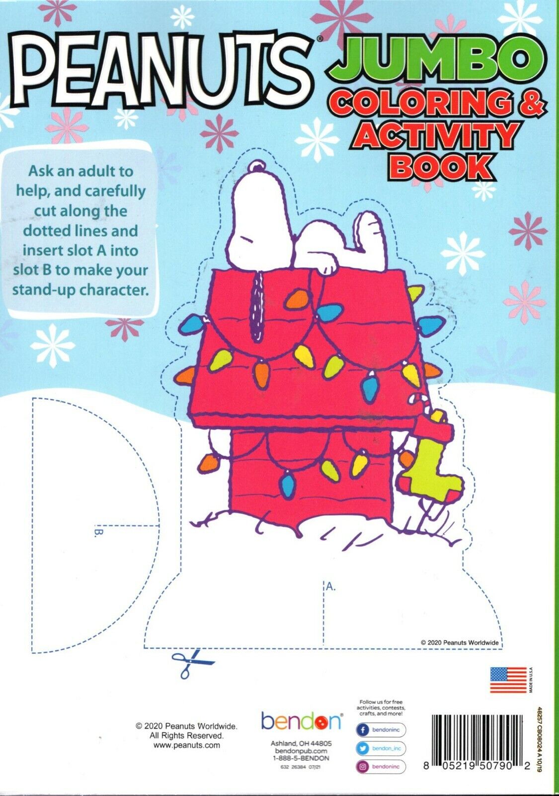 Peanuts - Christmas Edition Holiday - Jumbo Coloring & Activity Book