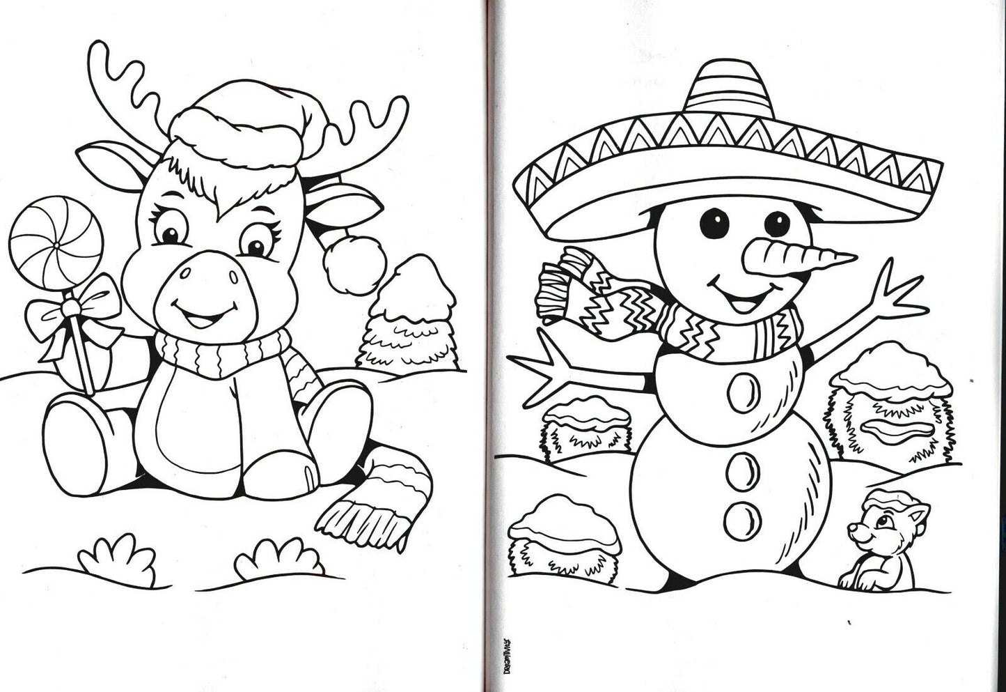 Coloring and Activity Book ~ Beary Cool Fun & Frosty Fun! (Set of 2 Books)