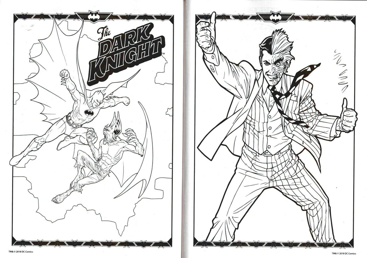 Jumbo Coloring & Activity Book Includes Bookmarks on back cover. - Batman