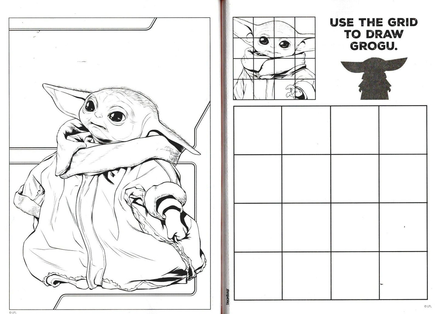 Star Wars Mandalorian - Coloring & Activity Book - Little Bounty & Snack Time