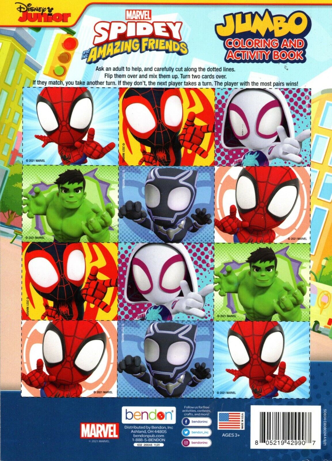 Marvel Spidey and Amazing Friends - Jumbo Coloring & Activity Book - Team Heroes