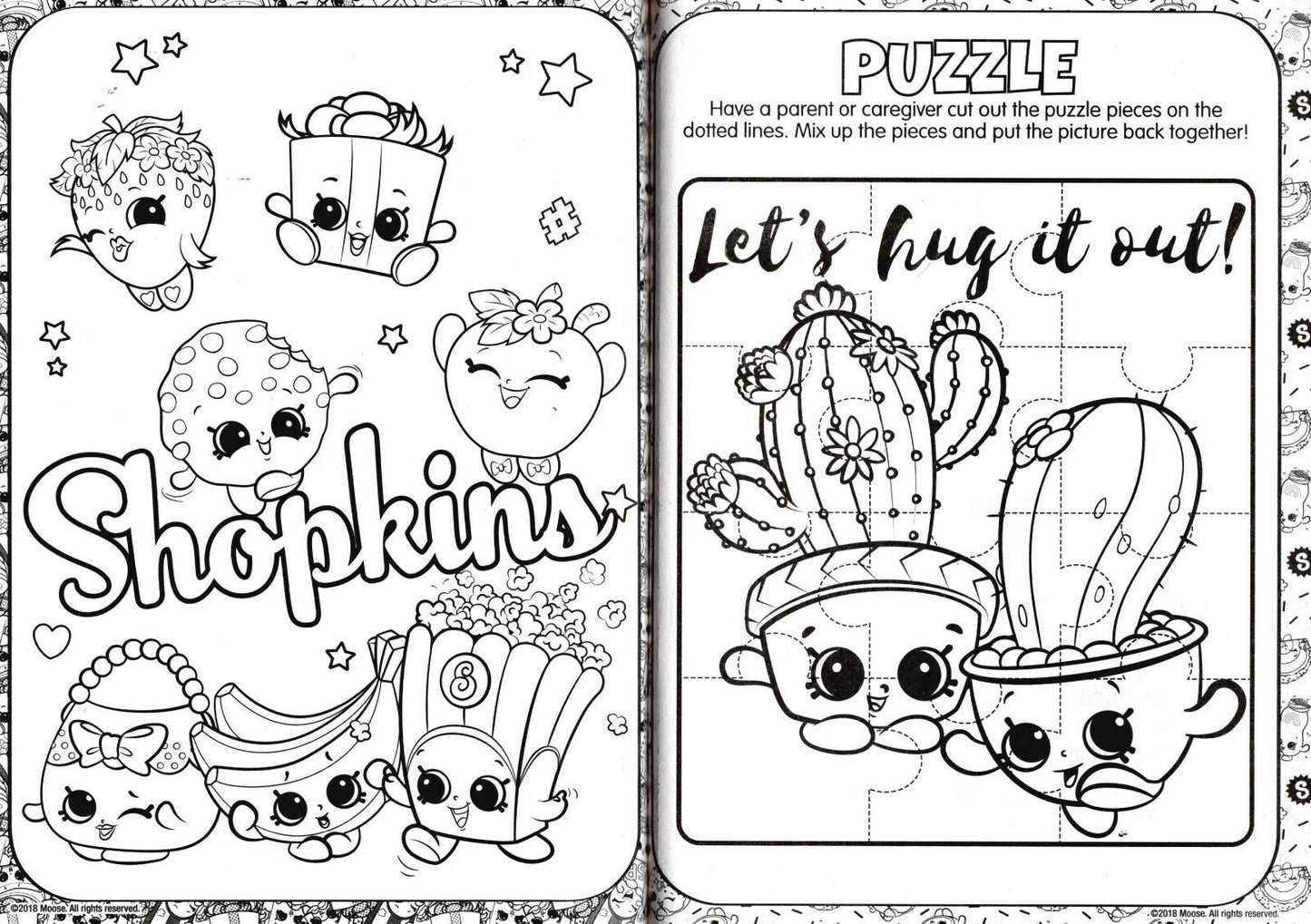 Shopkins - Jumbo Coloring & Activity Book