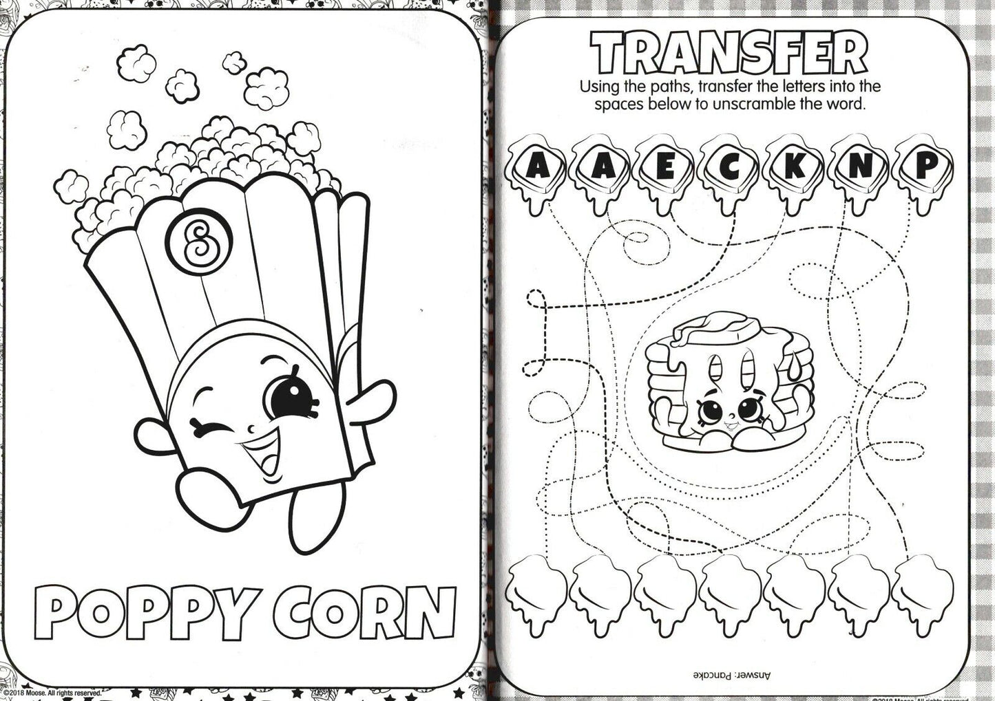 Shopkins - Jumbo Coloring & Activity Book