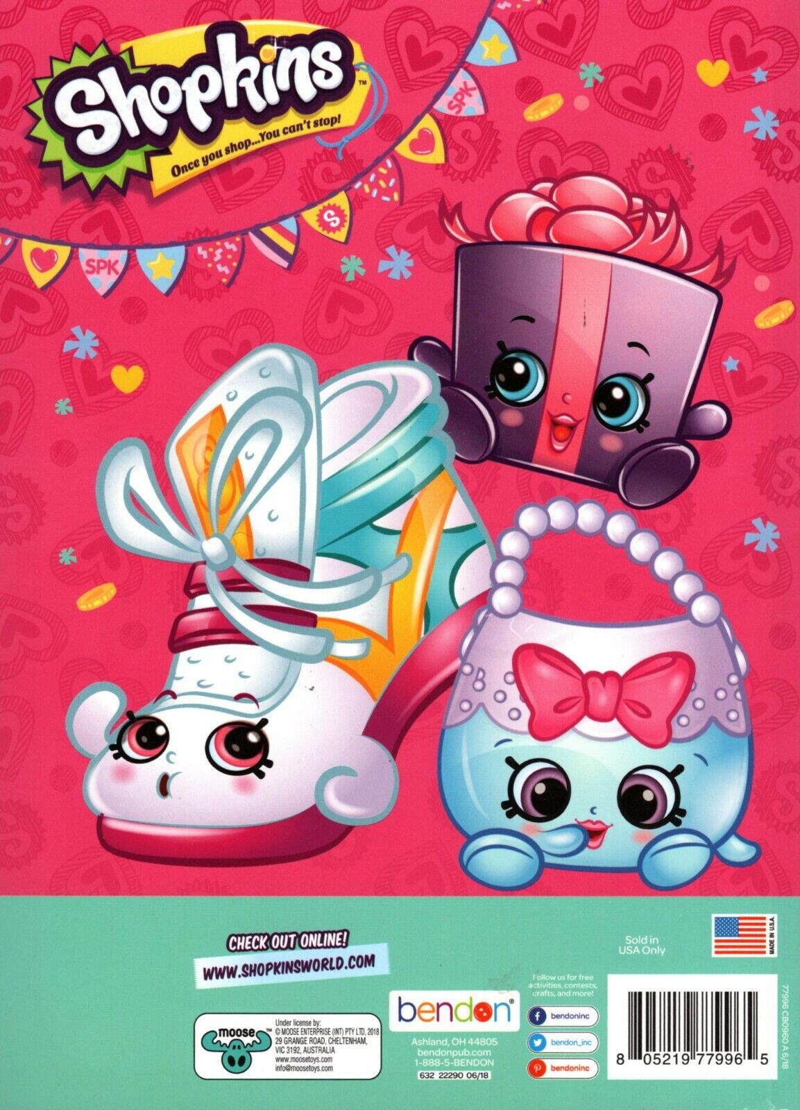 Shopkins - Jumbo Coloring & Activity Book