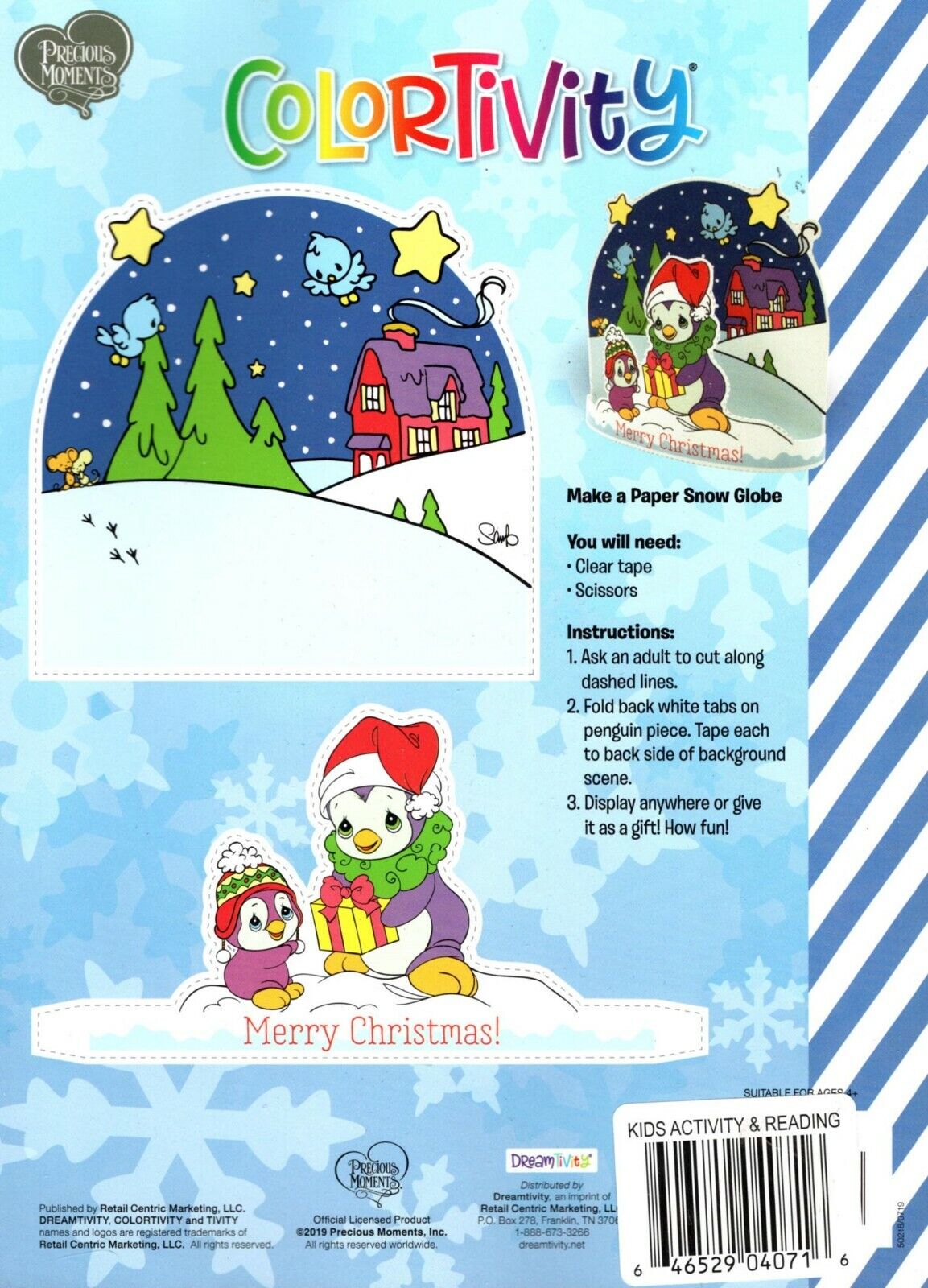 Colortivity - Christmas Holiday - Coloring and Activity Book ~ FA-La-La-La