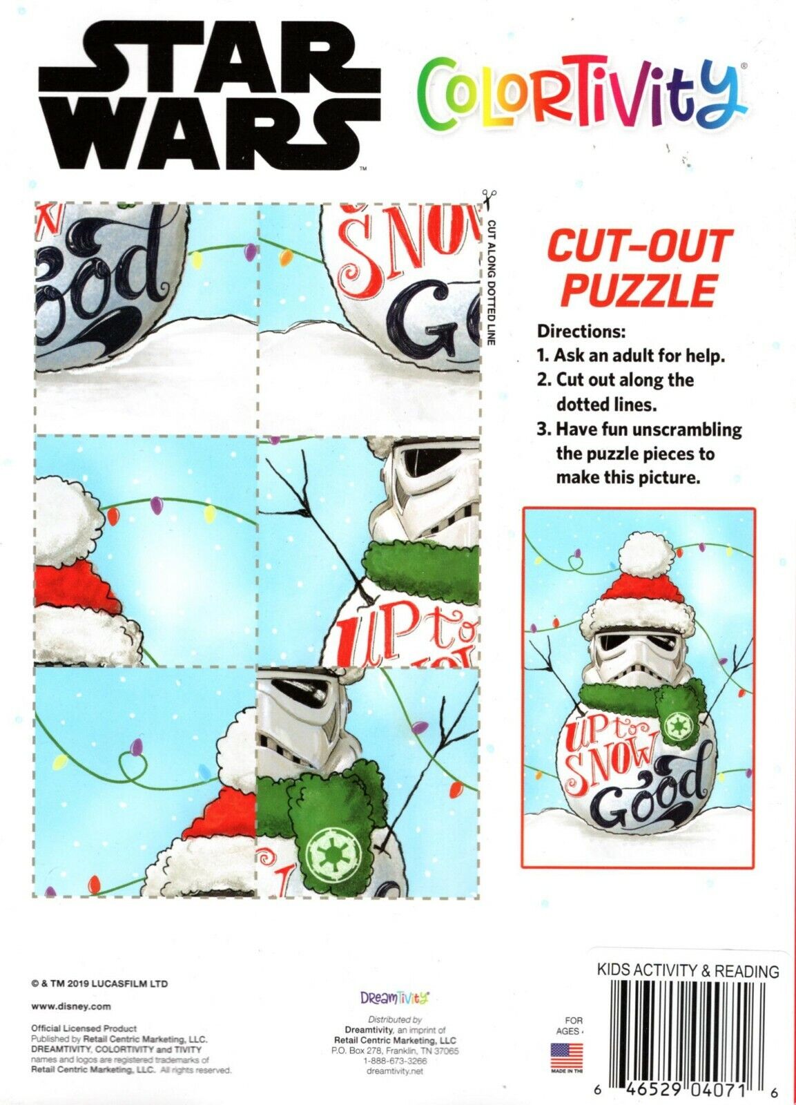 Star Wars - Christmas Holiday Coloring & Activity Book - May Tour Days BB Marry
