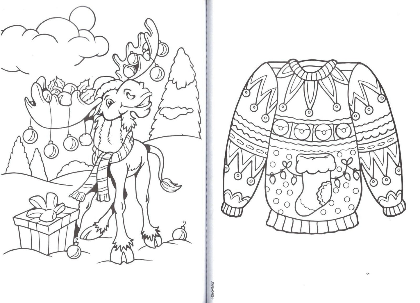 Colortivity - Christmas Holiday - Coloring and Activity Book ~ Jolly Surprise