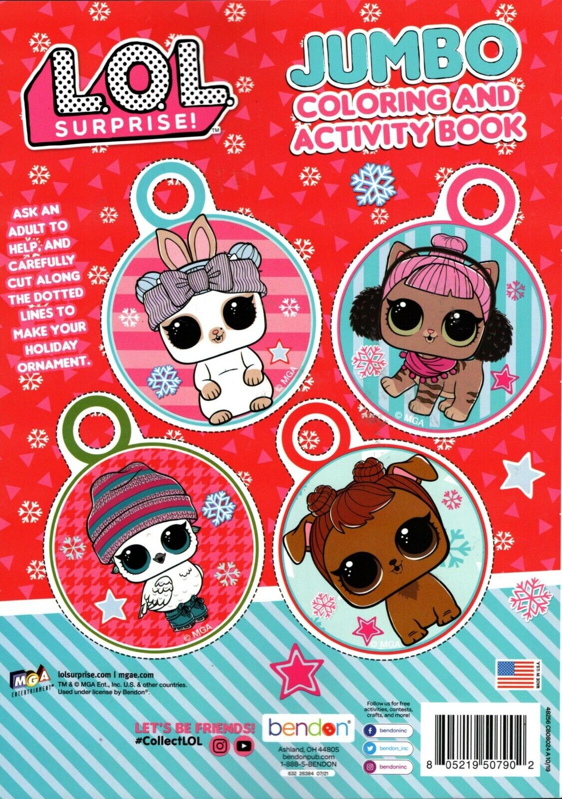 L.O.L. Surprise - Christmas Edition Holiday - Jumbo Coloring & Activity Book