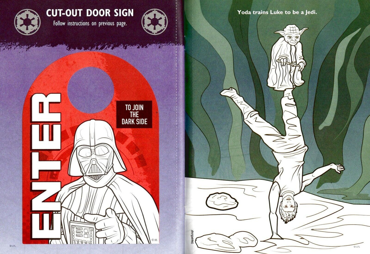 Star Wars - Coloring & Craft Book - Darth Vader + Award Stickers and Charts