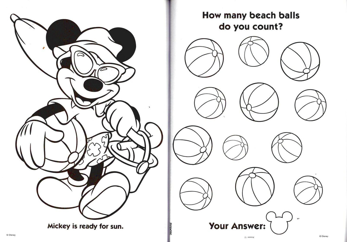 Disney Mickey and Friends - Time for Fun! - Coloring & Activity Book 244 pg.