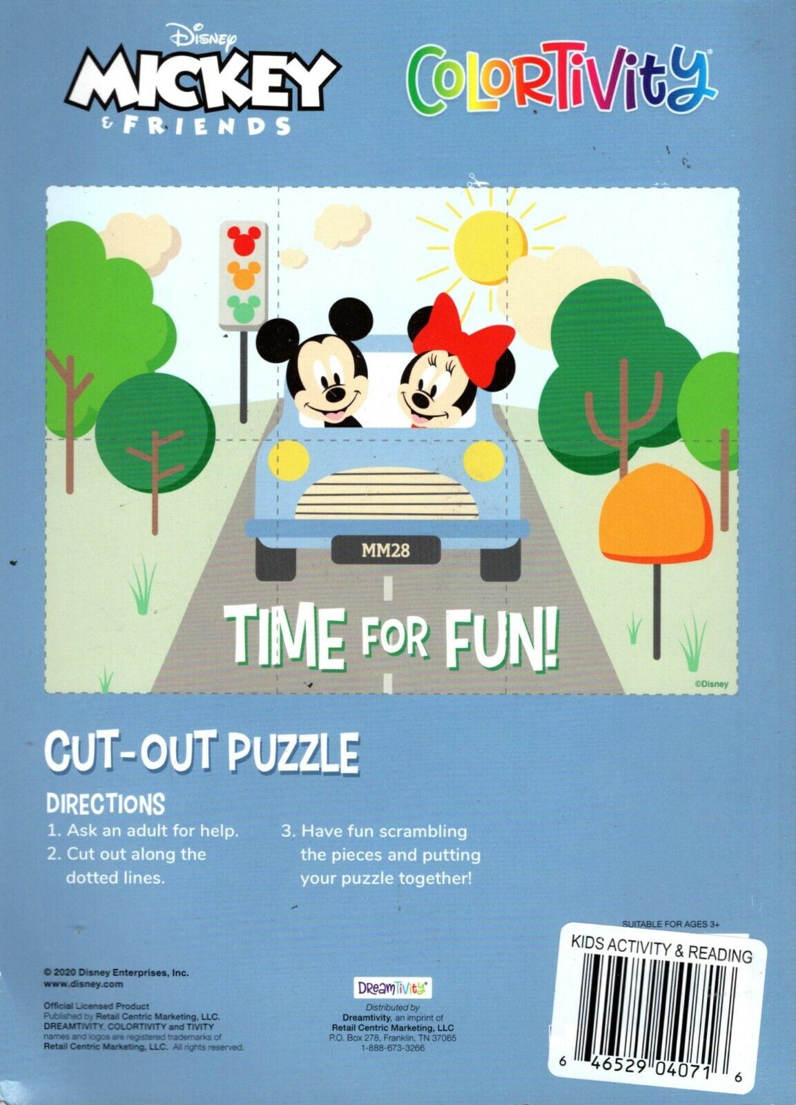 Disney Mickey and Friends - Time for Fun! - Coloring & Activity Book 244 pg.