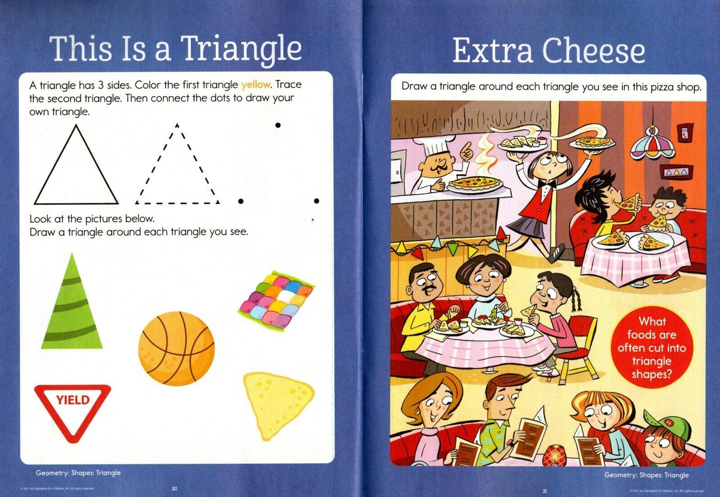 Highlights Kindergarten Educational Workbooks - Colors & Shapes, Writing - Set