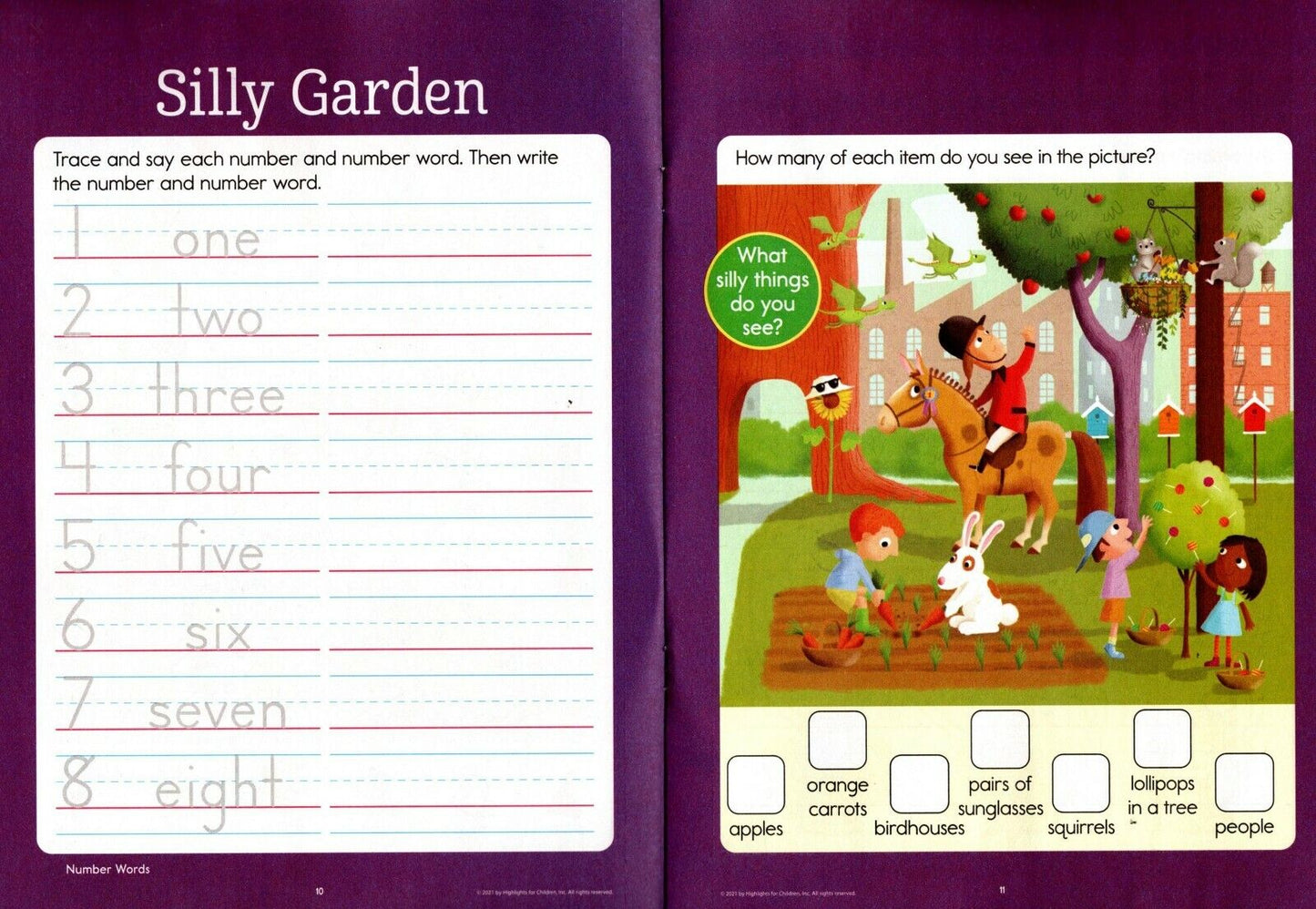 Highlights Kindergarten Educational Workbooks - Colors & Shapes, Writing - Set