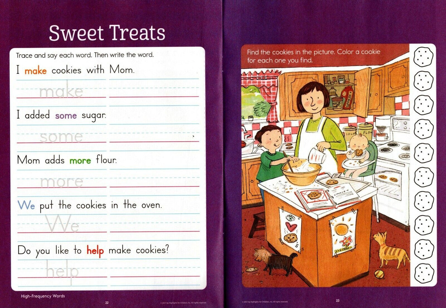 Highlights Kindergarten Educational Workbooks - Colors & Shapes, Writing - Set