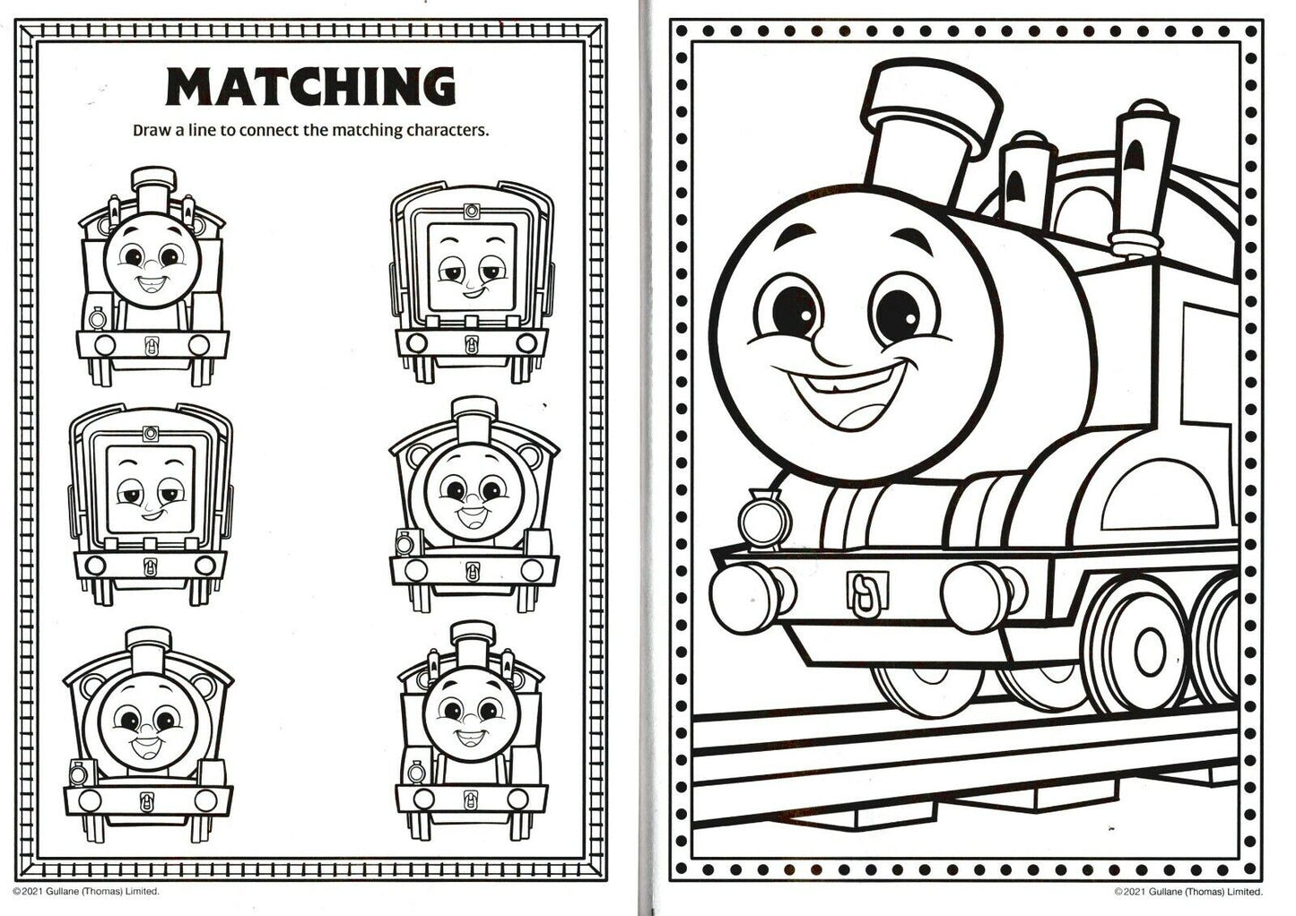 Tomas & Friends - Full Steam Ahead - Jumbo Coloring & Activity Book 80 pages
