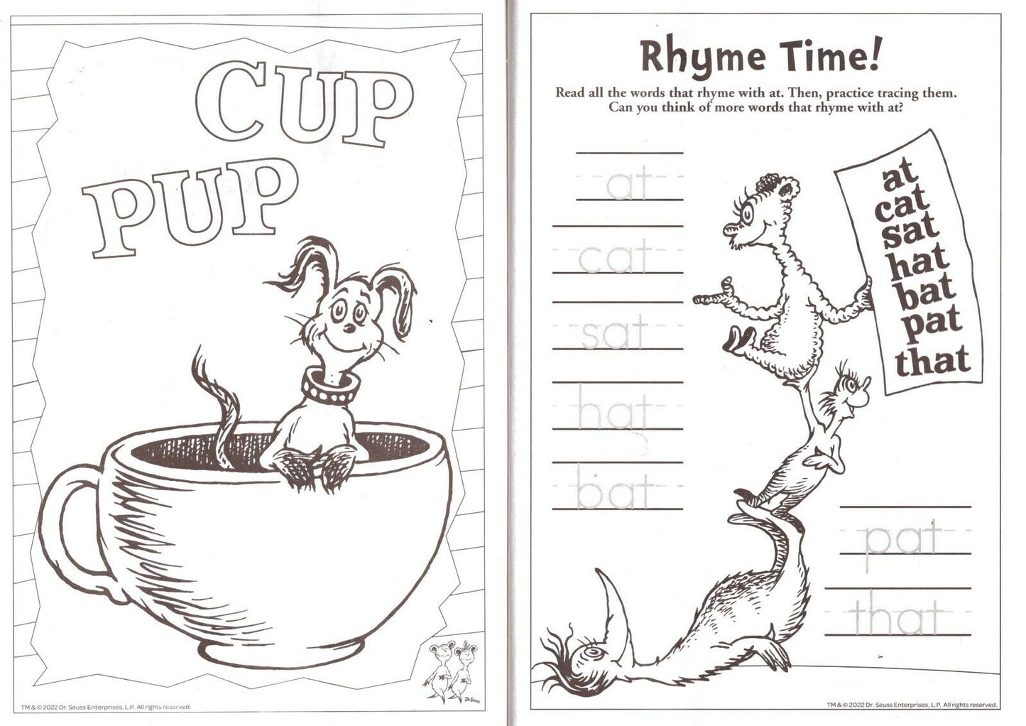 Dr.Seuss - Jumbo Coloring and Activity Book 80 Pages + Award Stickers and Charts