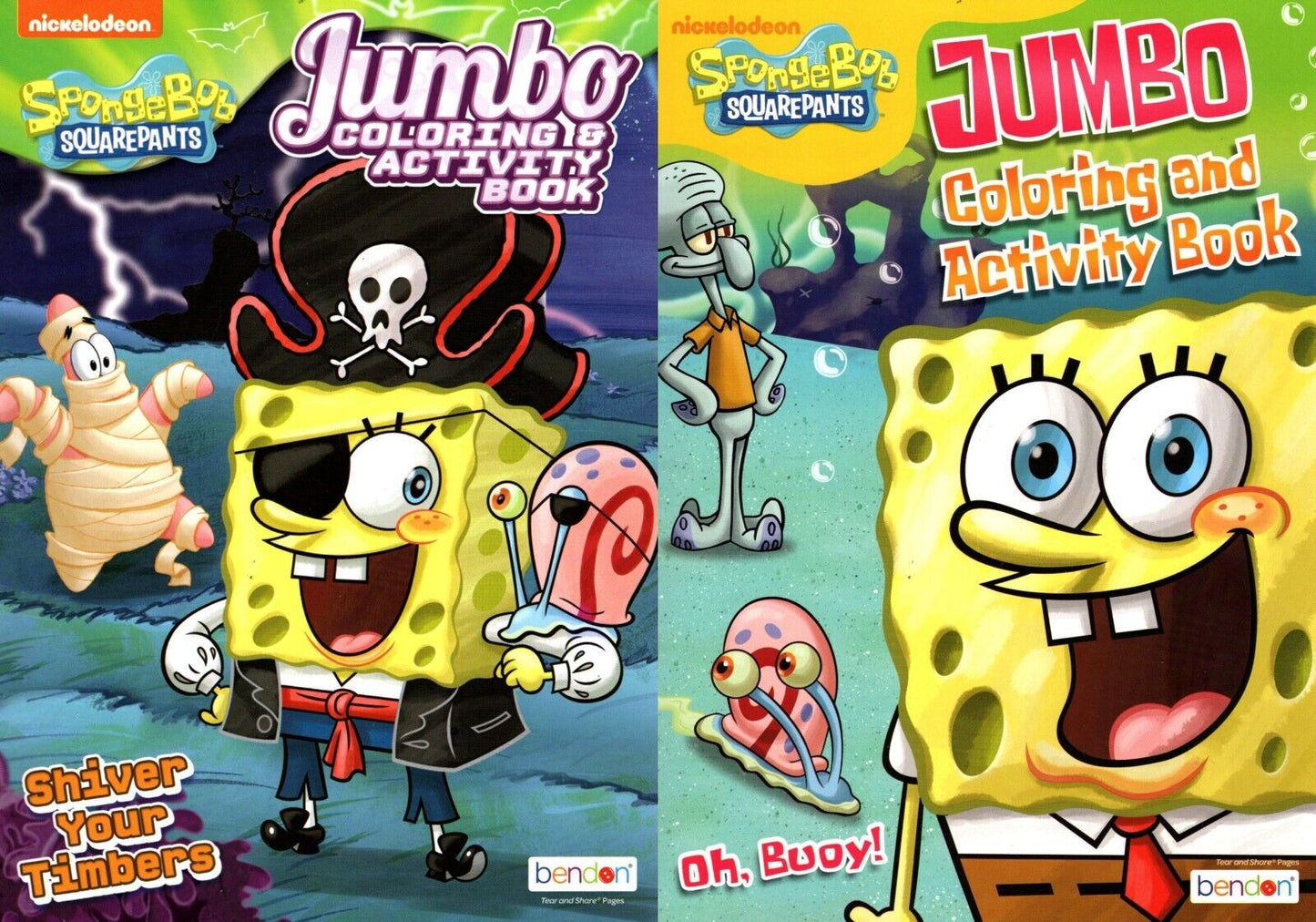 SpongeBob - Oh, Buoy! & Shiver Your Timbers- Jumbo Coloring & Activity Book