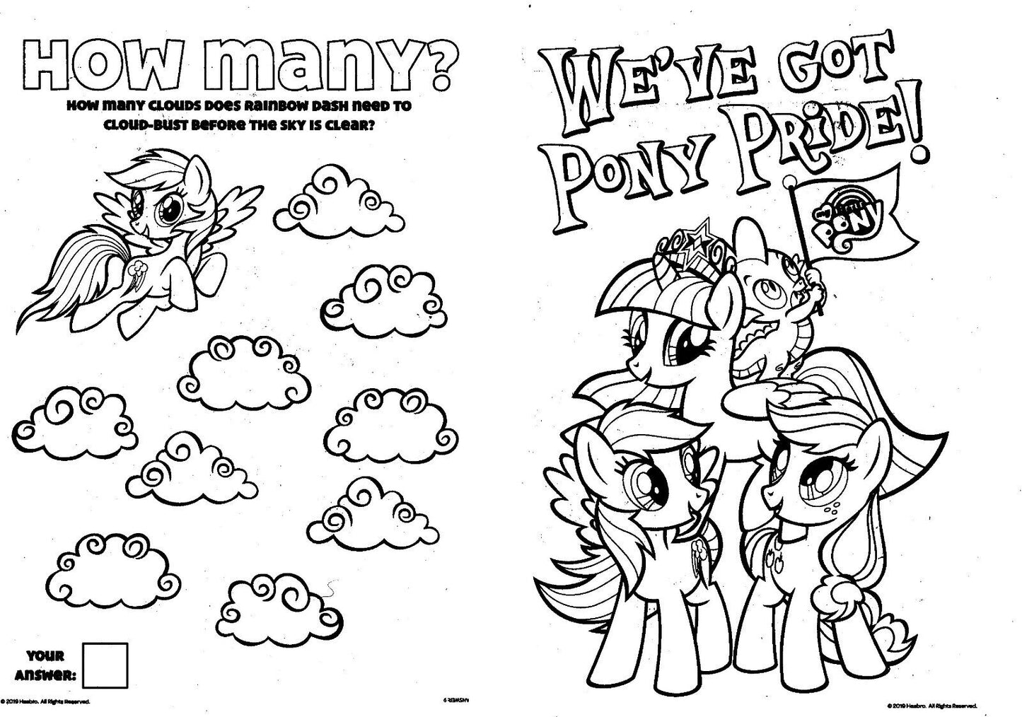 My Little Pony - Pony Pals - Gigantic Coloring & Activity Book + Award Stickers