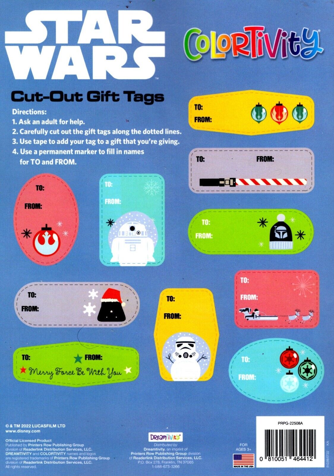 Star Wars - Christmas Coloring & Activity Book - Troop-in Through the Show