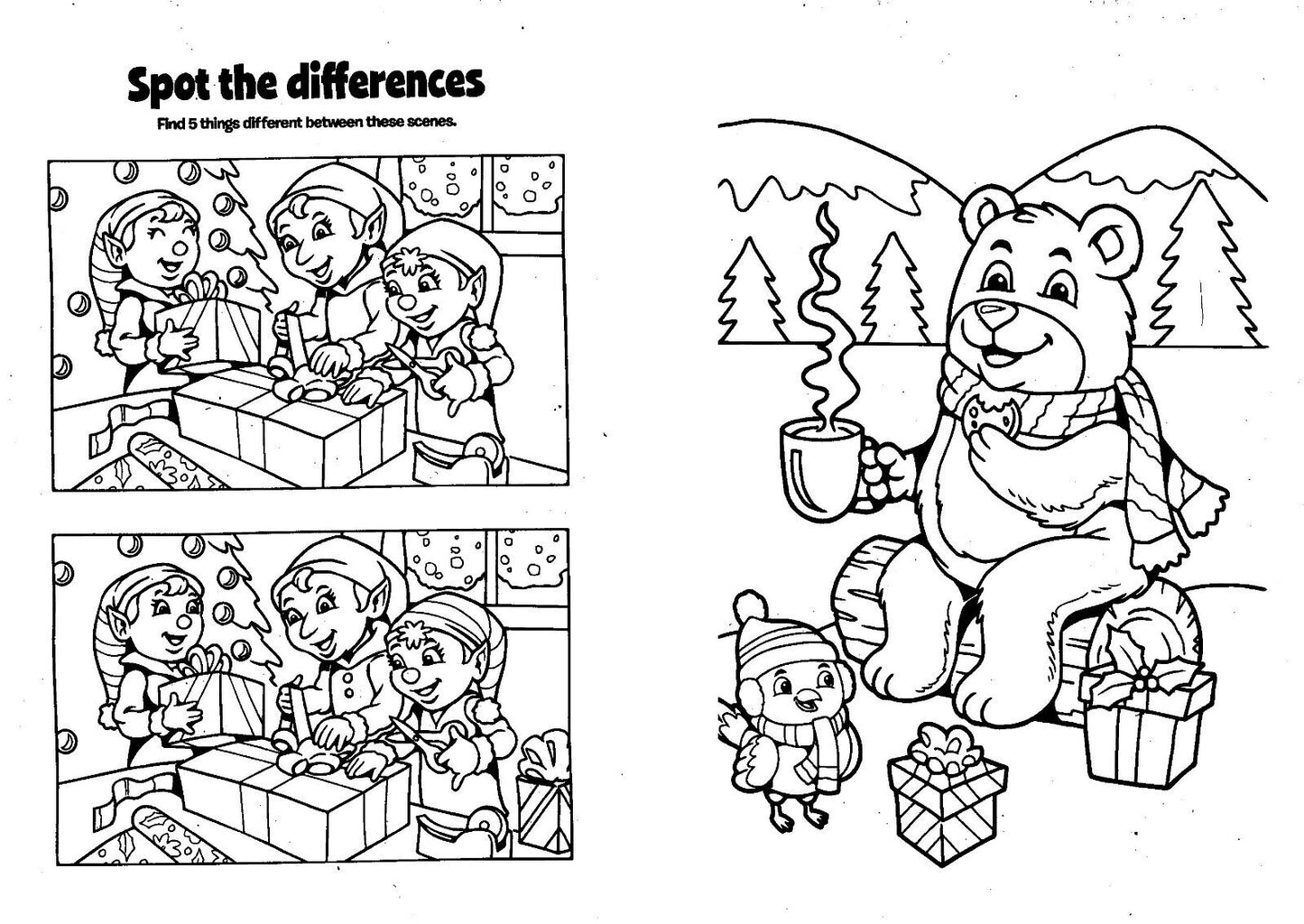 Colortivity - Christmas Holiday - Coloring and Activity Book ~ Ho, Ho, Ho