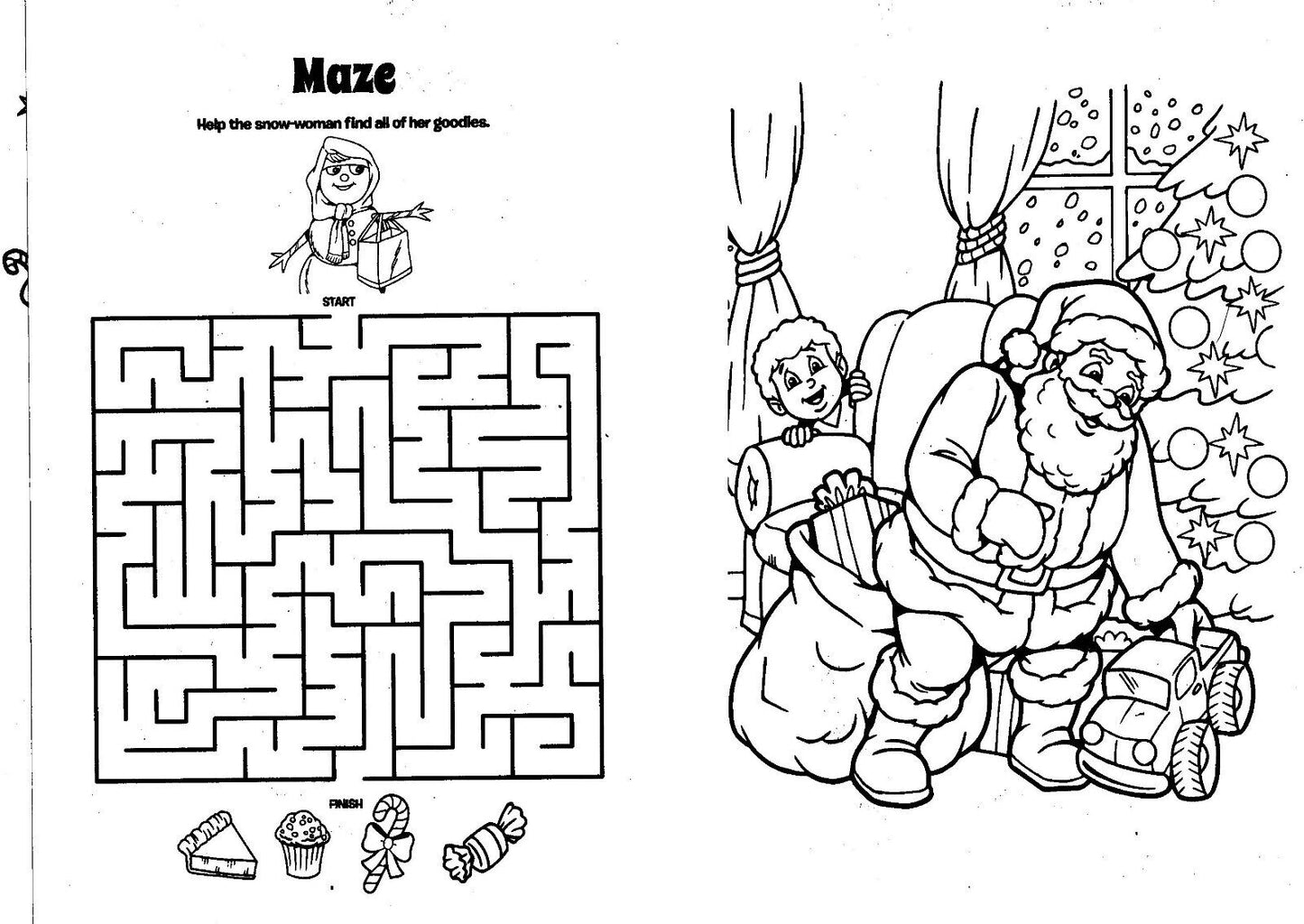 Colortivity - Christmas Holiday - Coloring and Activity Book ~ Ho, Ho, Ho