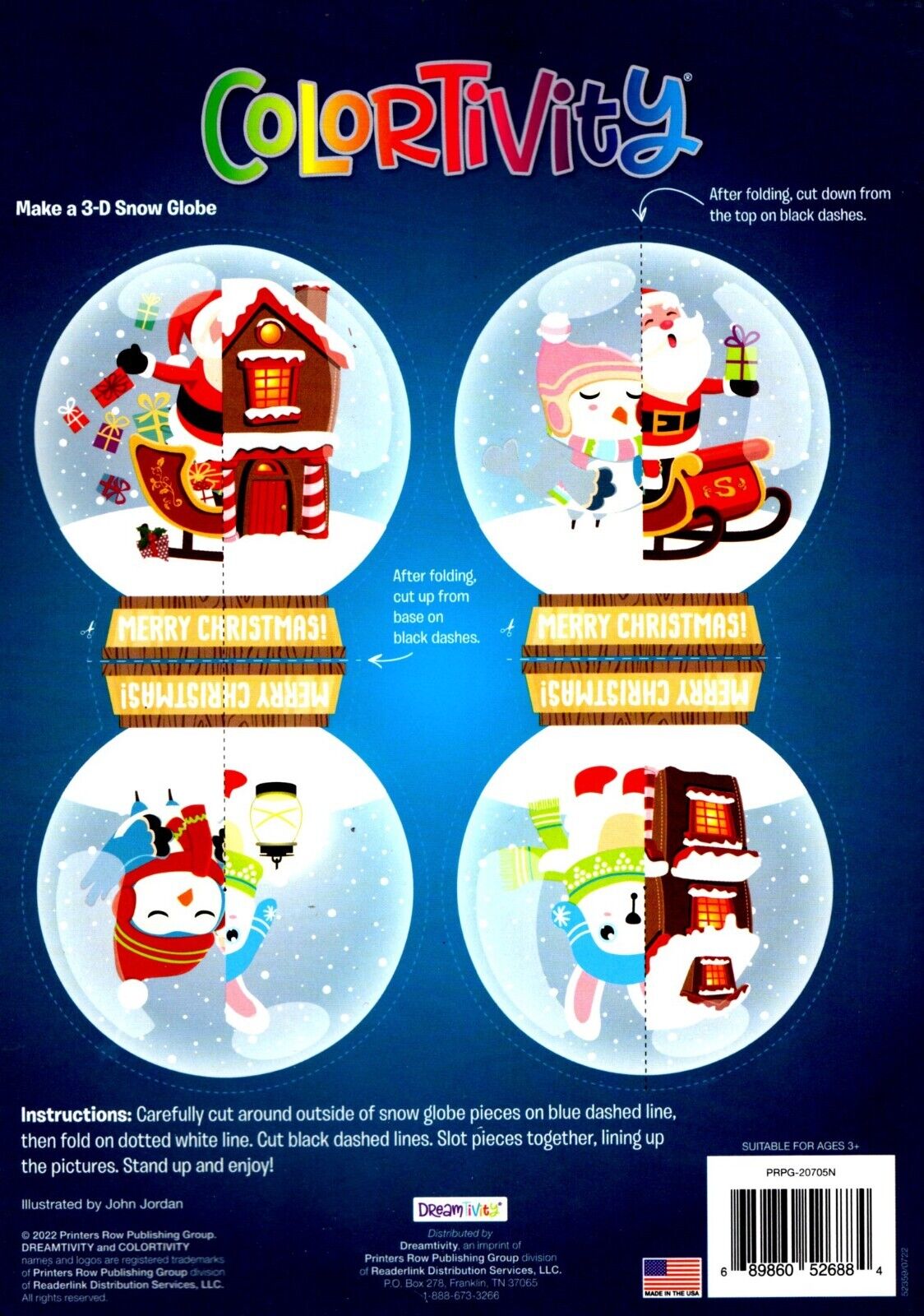 Colortivity - Christmas Holiday - Coloring and Activity Book ~ Ho, Ho, Ho