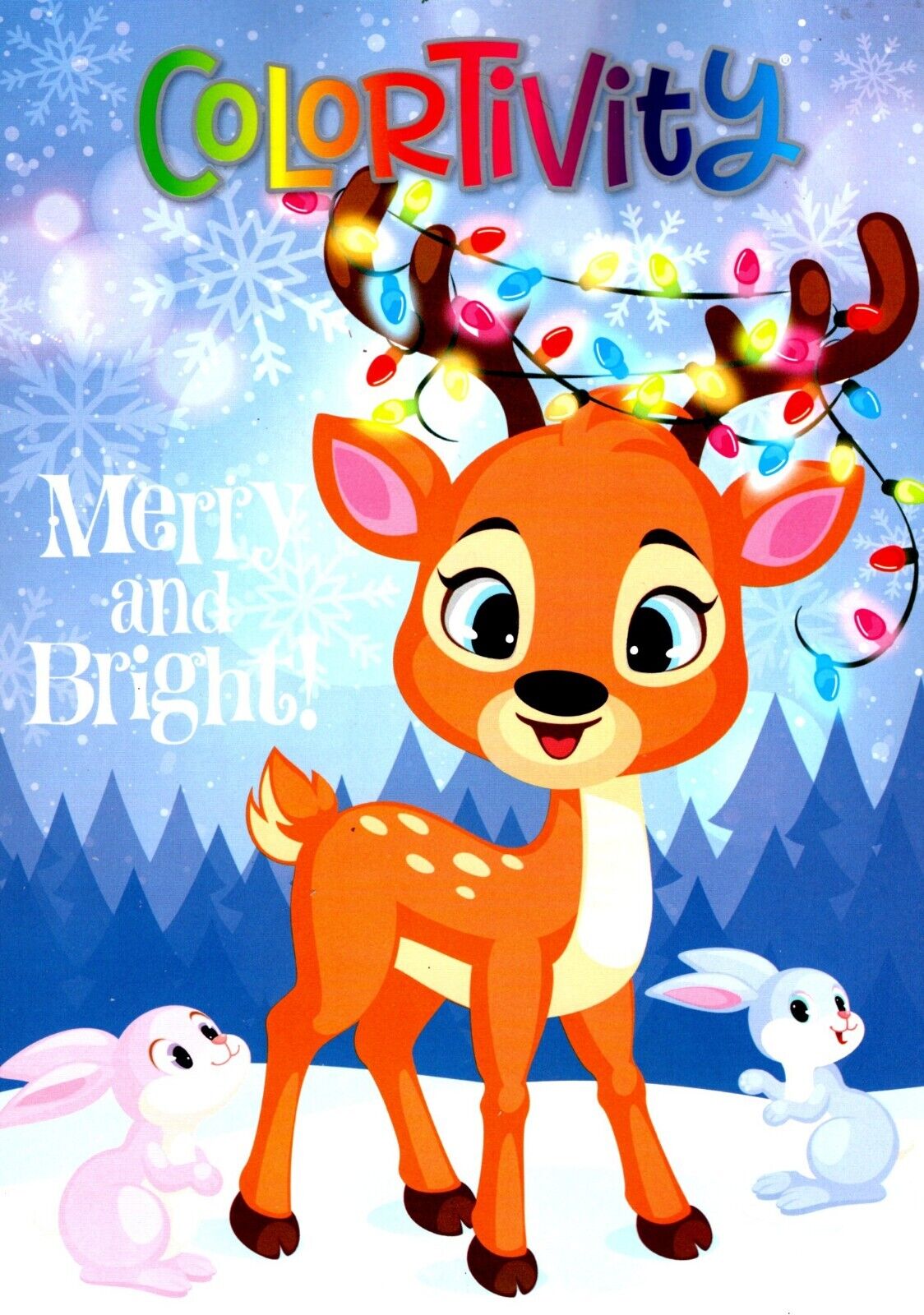 Colortivity - Christmas Holiday - Coloring and Activity Book ~ Merry and Btight