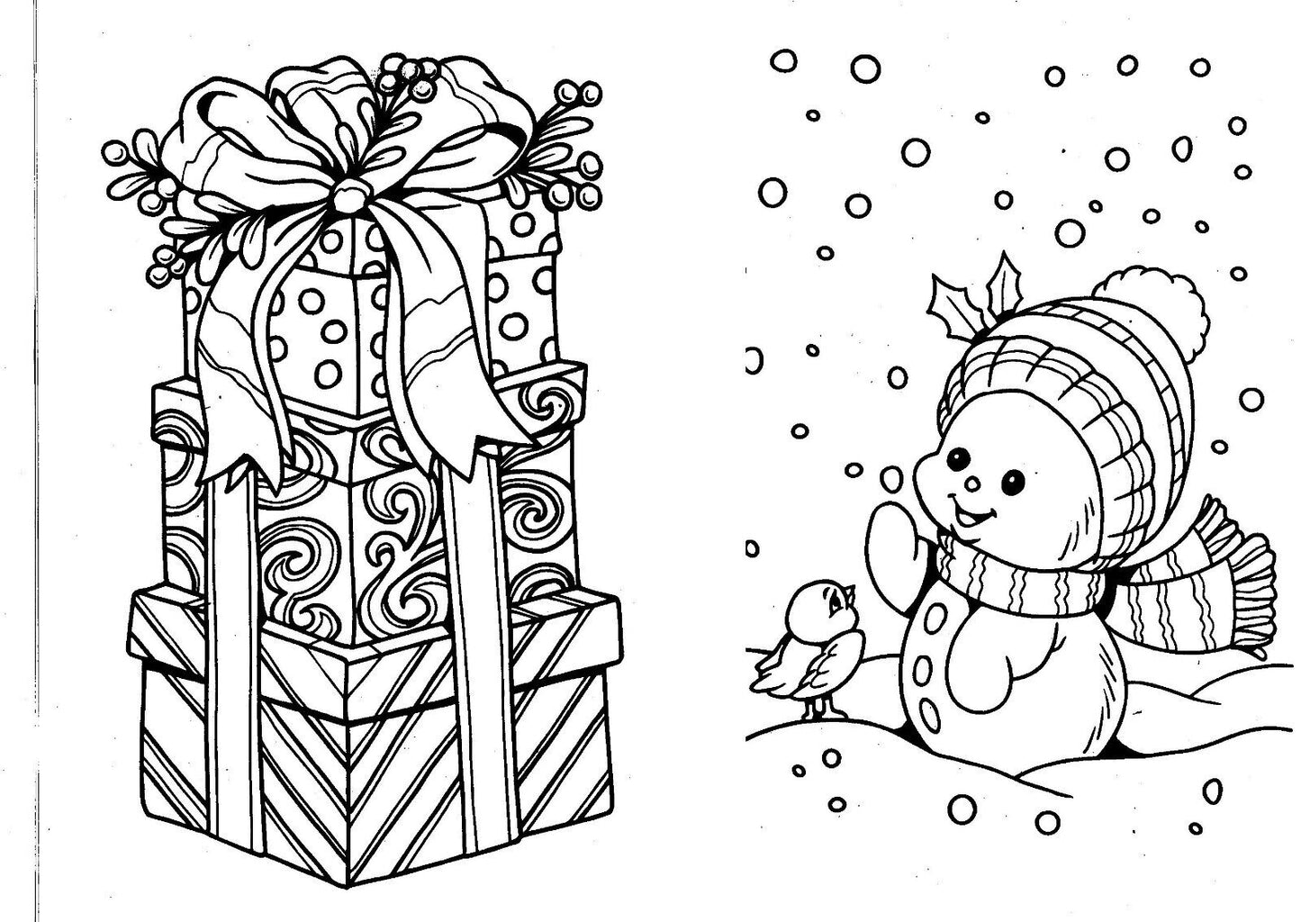 Colortivity - Christmas Holiday - Coloring and Activity Book ~ Merry and Btight