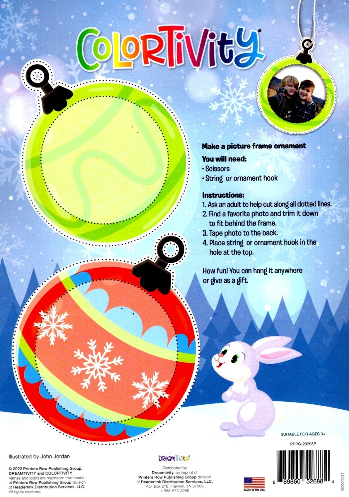 Colortivity - Christmas Holiday - Coloring and Activity Book ~ Merry and Btight