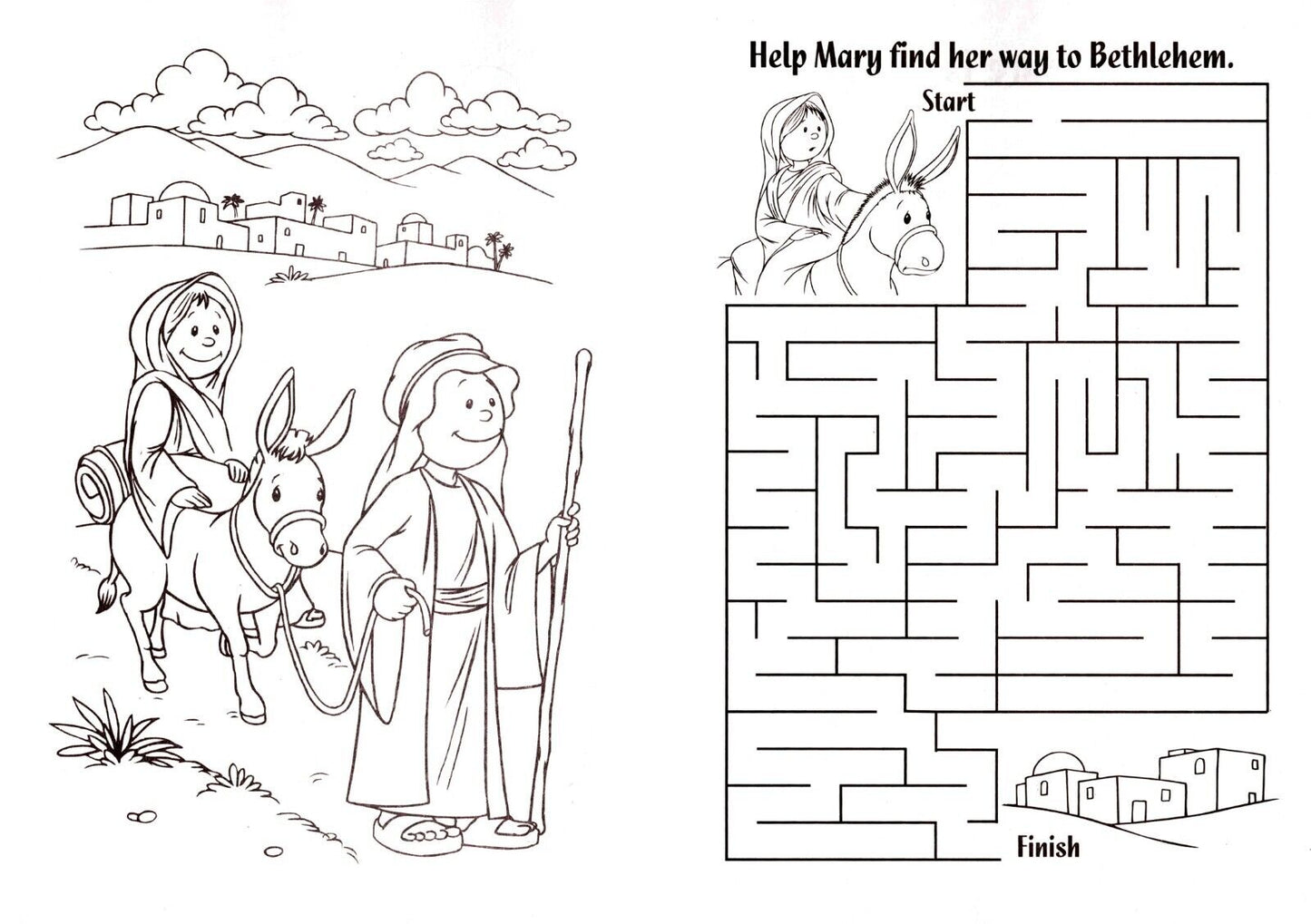 Bible Jumbo - Coloring and Activity Books (Set of 2 Books)