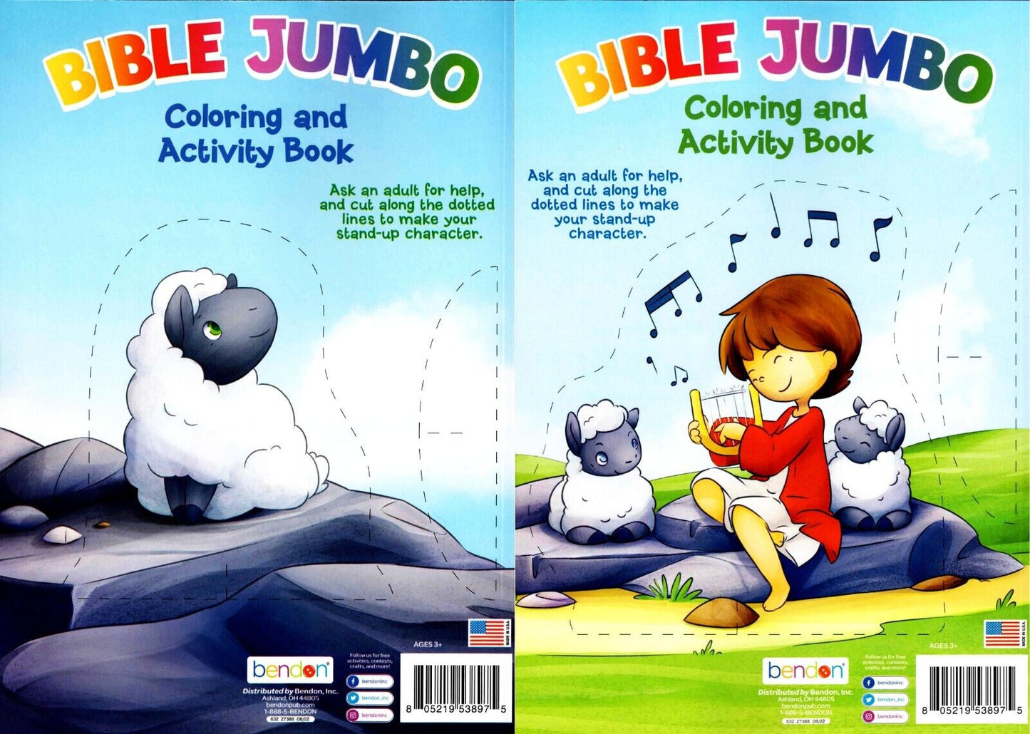 Bible Jumbo - Coloring and Activity Books (Set of 2 Books)