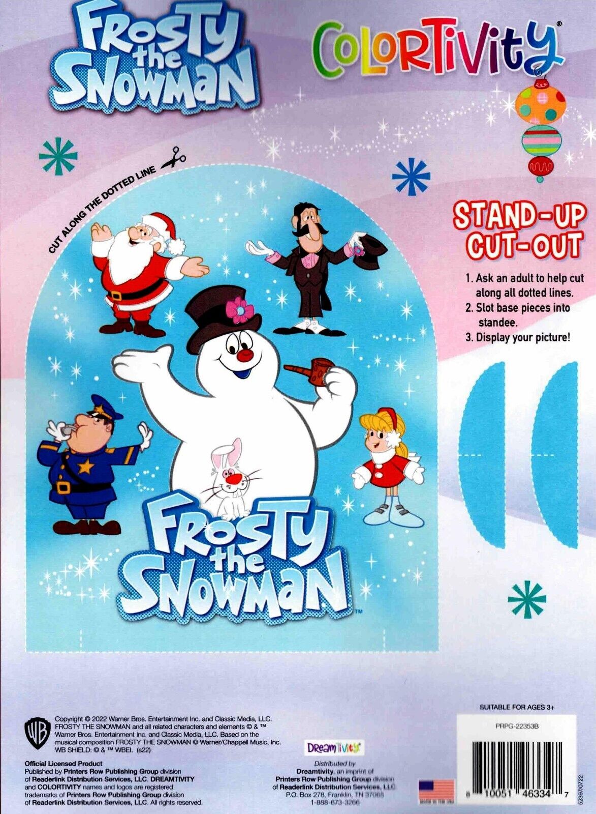 Frosty The Showman - Coloring and Activity Book ~ `Tis The Season to be Freezin