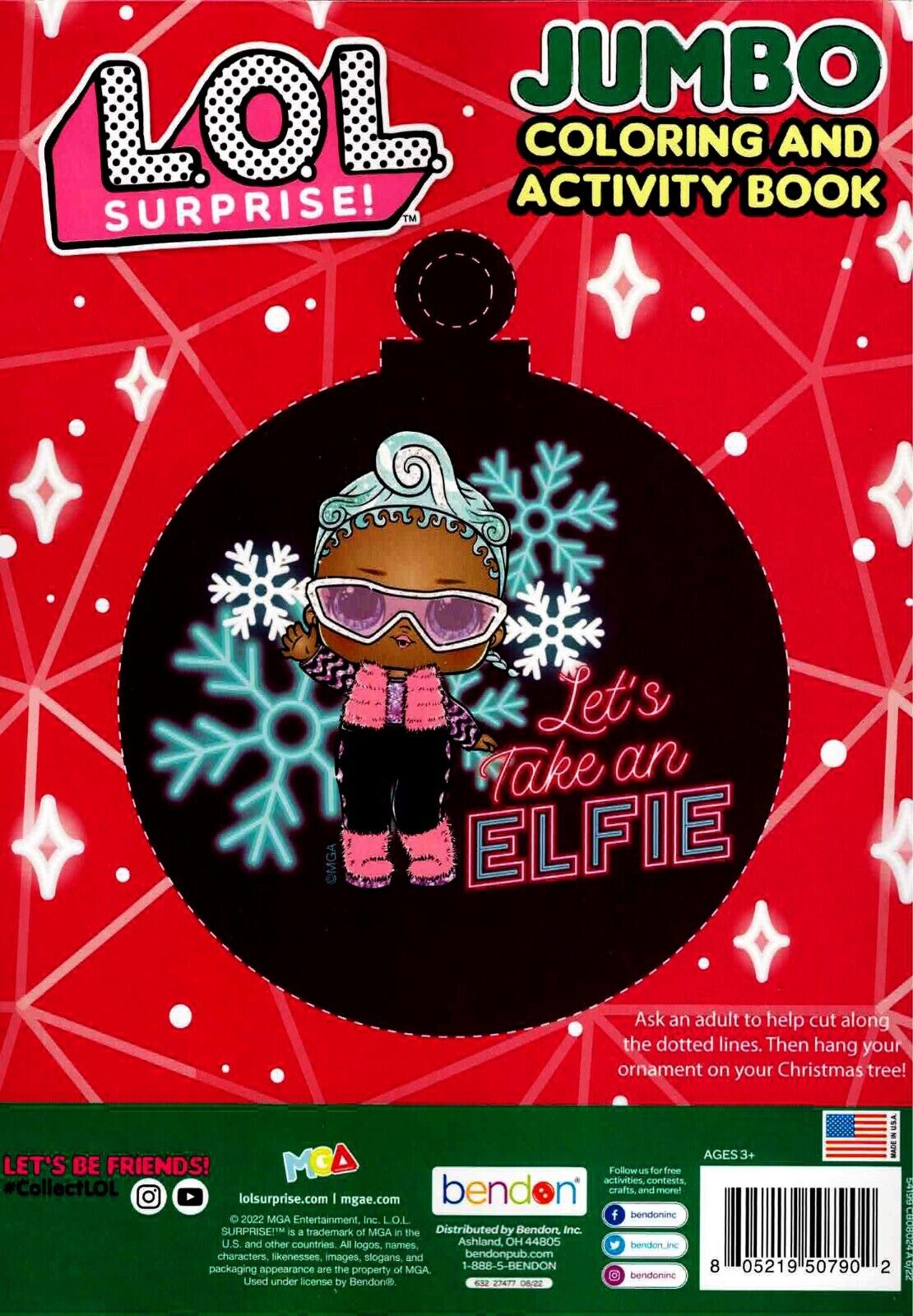 Lol Surprise - Christmas Holiday - Jumbo Coloring & Activity Book