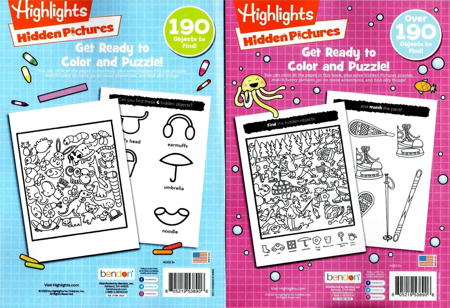 Highlights Hidden Pictures - Jumbo Fun Stuff to Find & Color - Activity Books