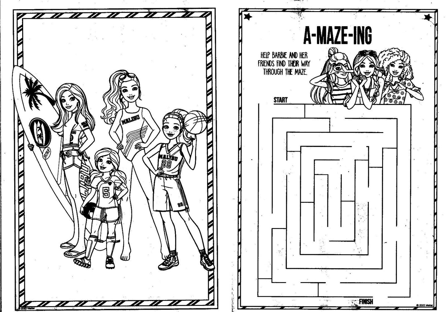 Barbie - Jumbo Coloring & Activity Book