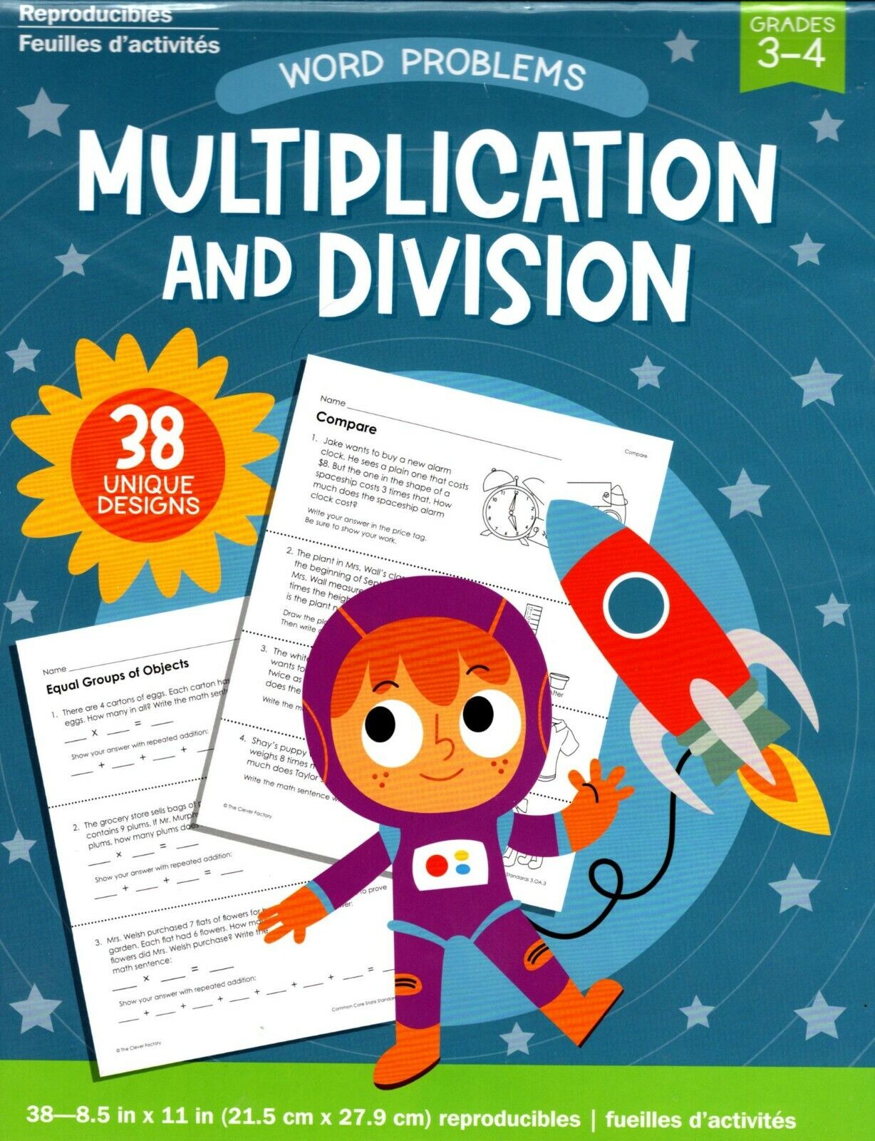 Teaching Tree Multiplication and Division - Word Problems Reproducible Education
